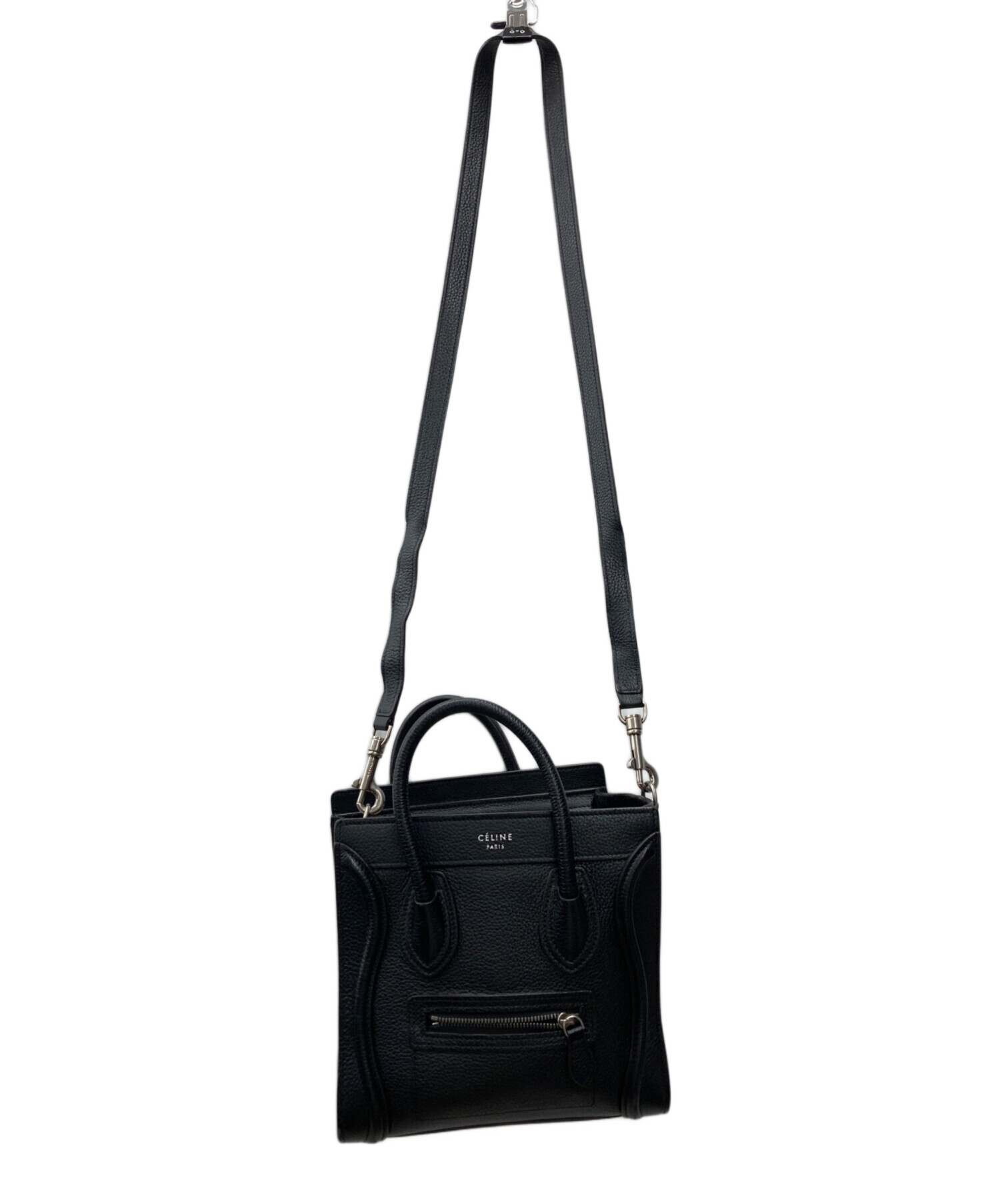 中古・古着通販】CELINE (セリーヌ) MICRO LUGGAGE ブラック｜ブランド