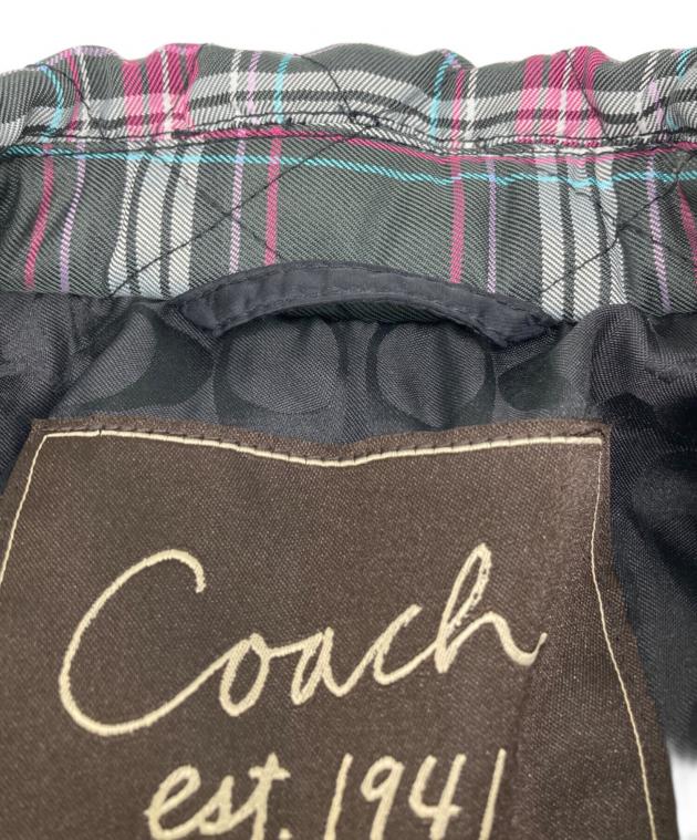 中古・古着通販】COACH (コーチ) キルティングジャケット ピンク