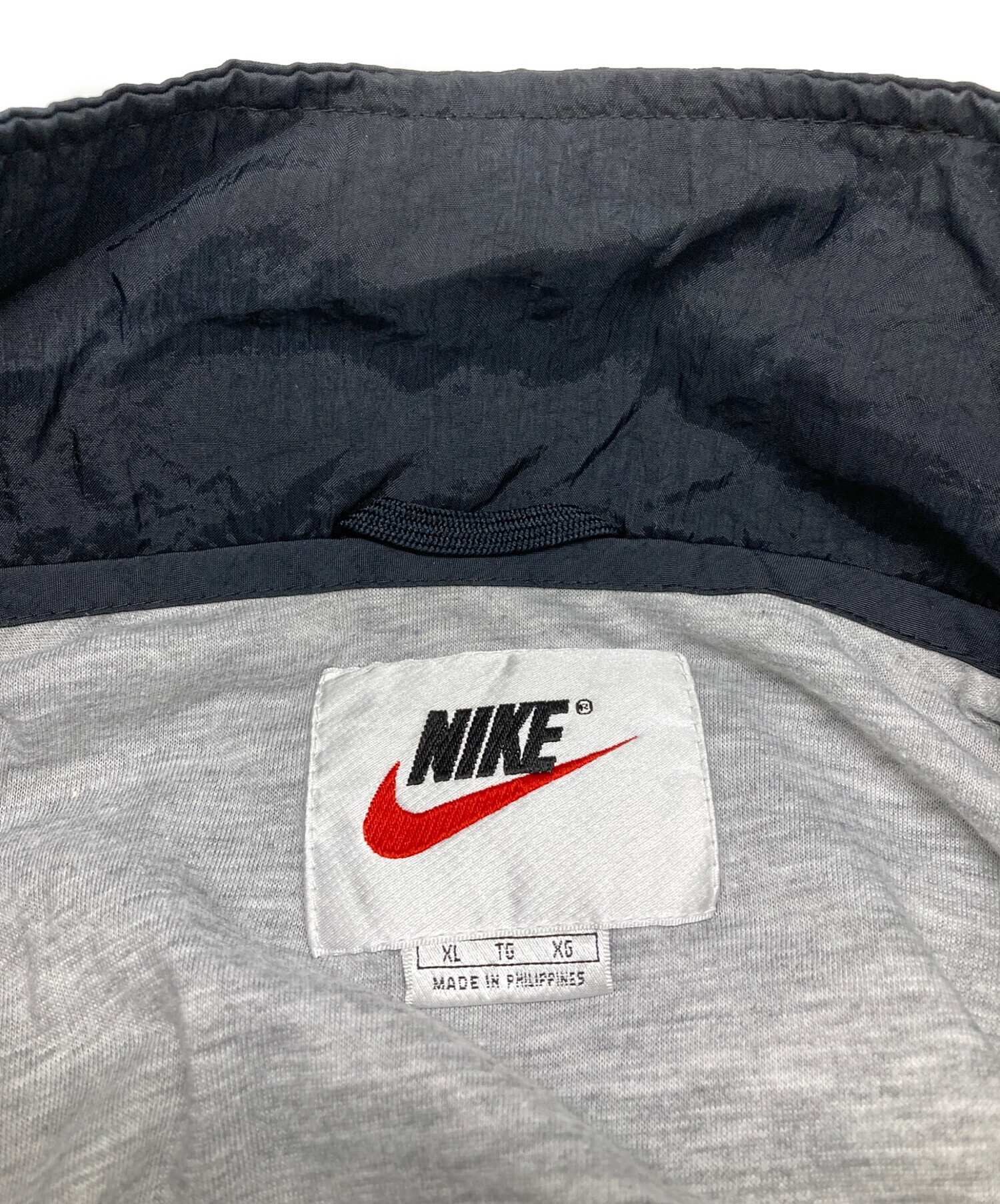 中古・古着通販】NIKE (ナイキ) 90sナイロンジャケット ブラック