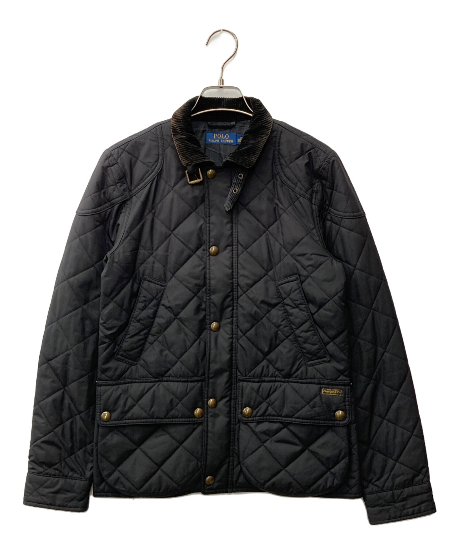 【新品タグ付】ポロラルフローレン　150 キルティングジャケット　黒　アウター 中古・古着通販】POLO RALPH LAUREN (ポロ・ラルフローレン
