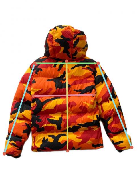 DSQUARED2 オレンジ ダウンジャケット 50 中古・古着通販】DSQUARED2 (ディースクエアード) ダウンジャケット