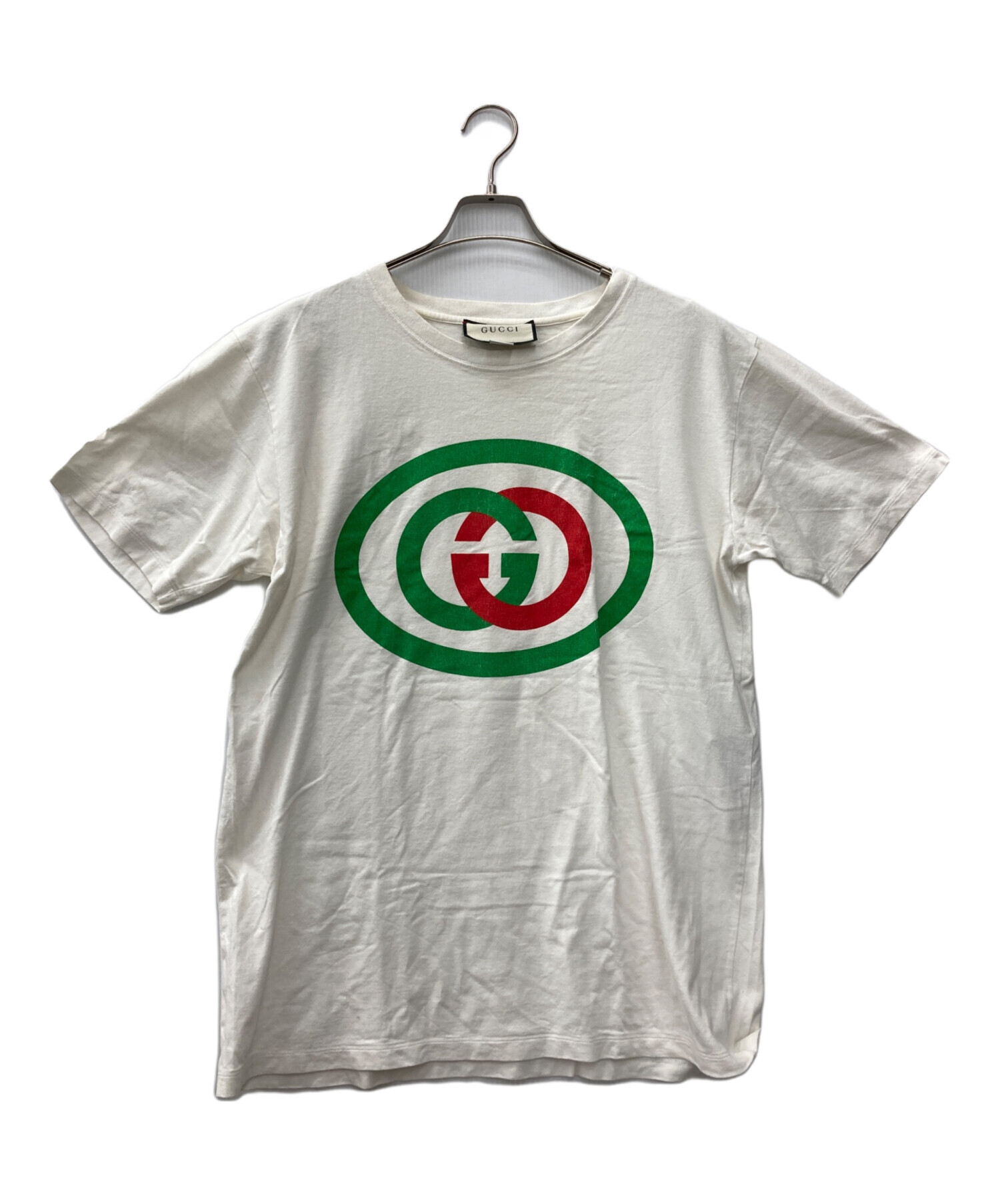 b*◎様 【古着】GUCCI グッチ インターロッキング G ロゴ プリント　半 中古・古着通販】GUCCI (グッチ) インターロッキングG ホワイト サイズ