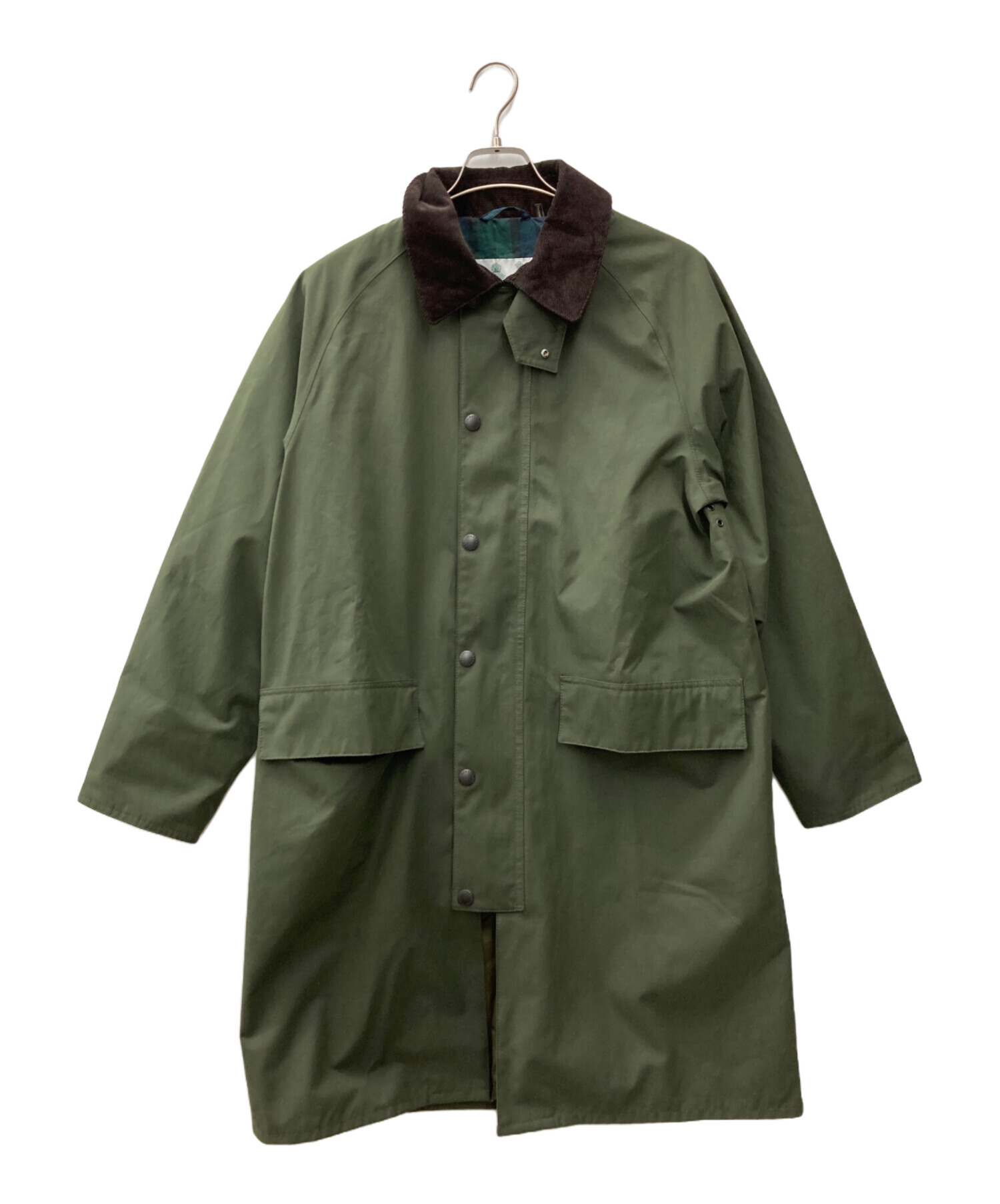 中古・古着通販】Barbour (バブアー) BURGHLEY オリーブ×ブラウン
