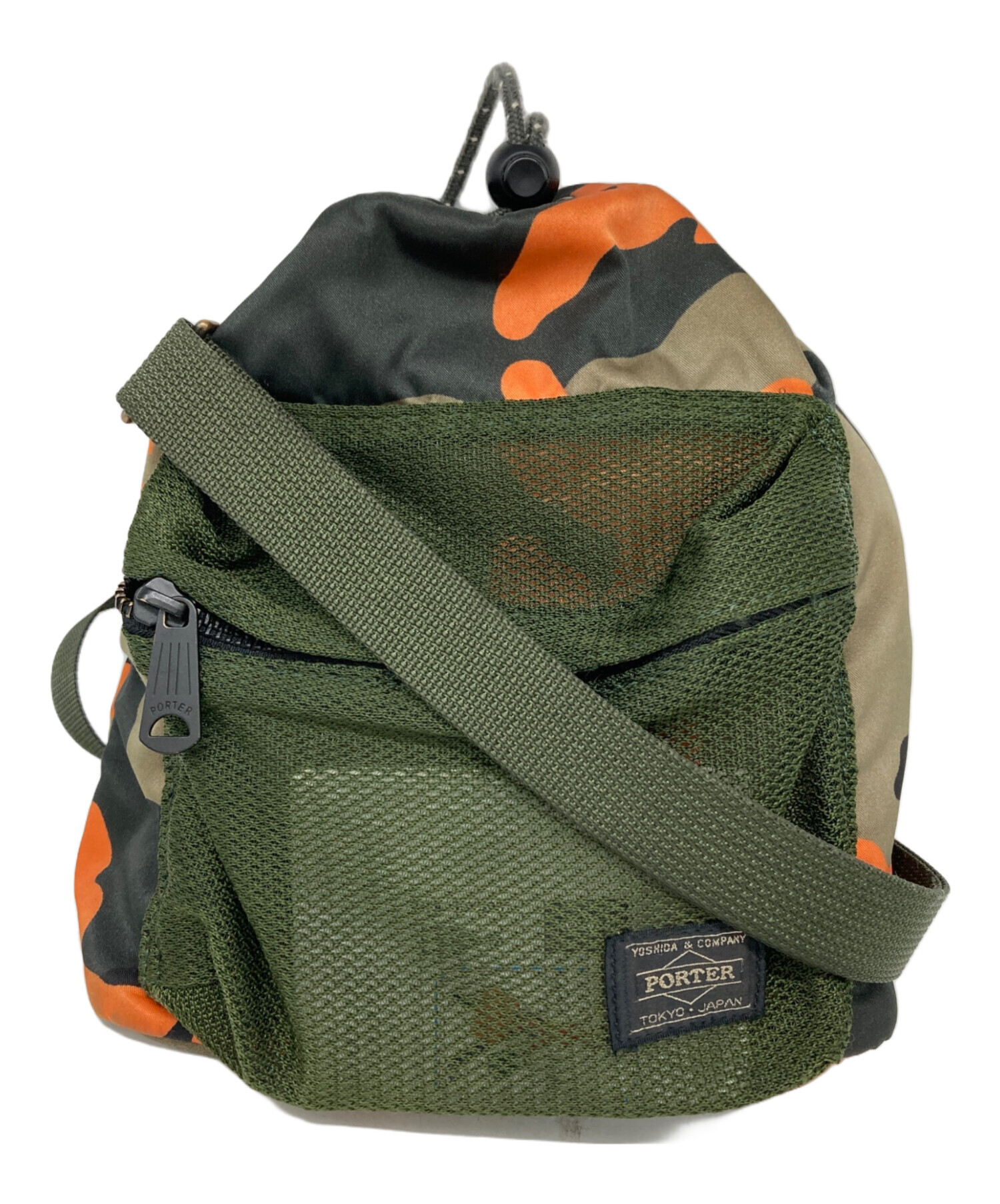 中古・古着通販】PORTER (ポーター) バルーンサックメッシュ オリーブ