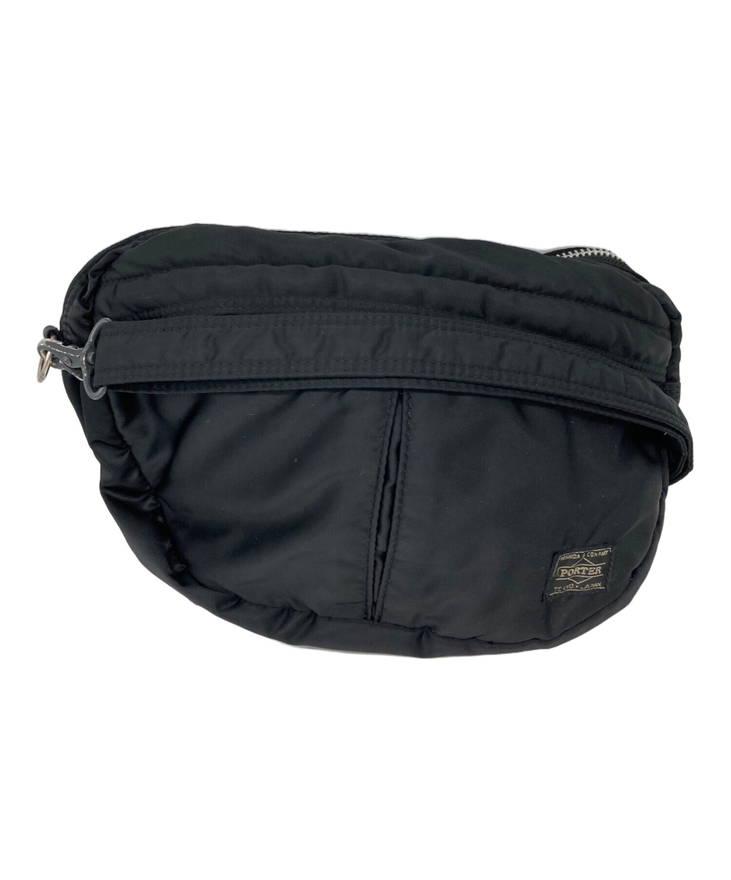 中古・古着通販】PORTER (ポーター) ハーフムーンショルダー ブラック