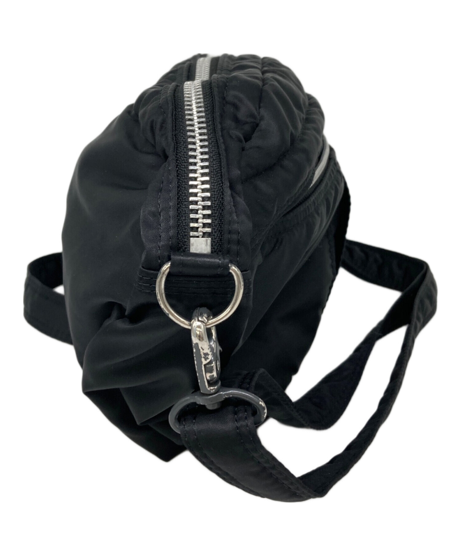 中古・古着通販】PORTER (ポーター) ハーフムーンショルダー ブラック