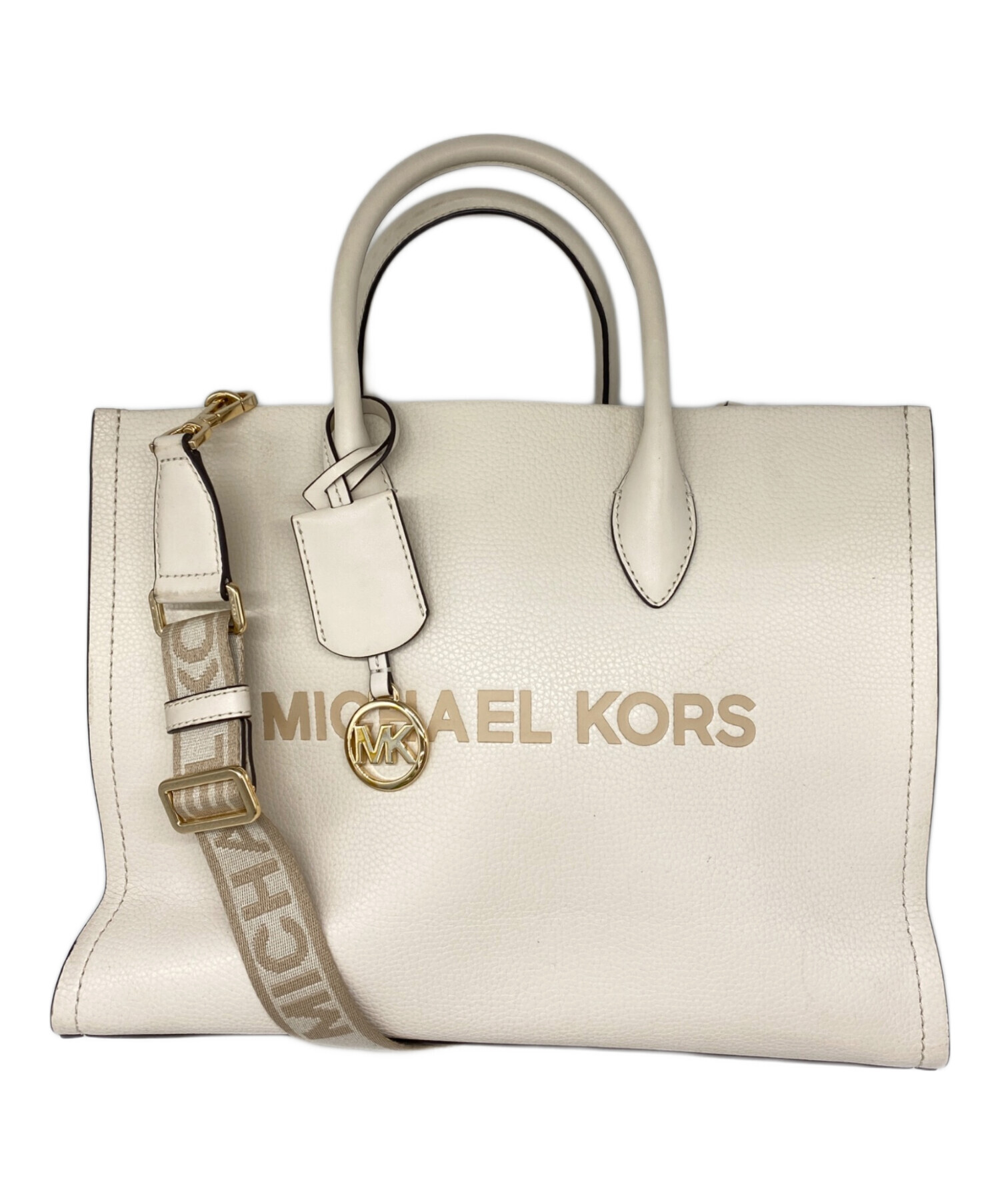中古・古着通販】MICHAEL KORS (マイケルコース) 2WAYバッグ ベージュ