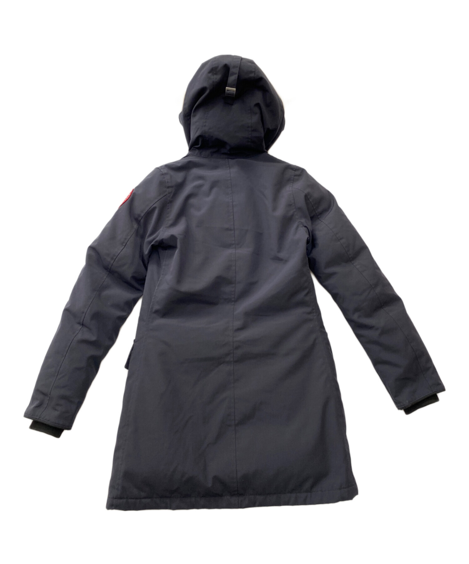 18042✨カナダグース ロスクレア ファー ダウンジャケット ネイビー XS 中古・古着通販】CANADA GOOSE (カナダグース) ダウンジャケット