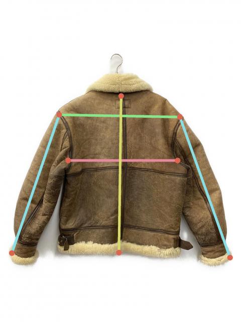 US Sheepskin シープスキンジャケット 42 中古・古着通販】US SHEEPSKIN (USシープスキン) B-3ムートン