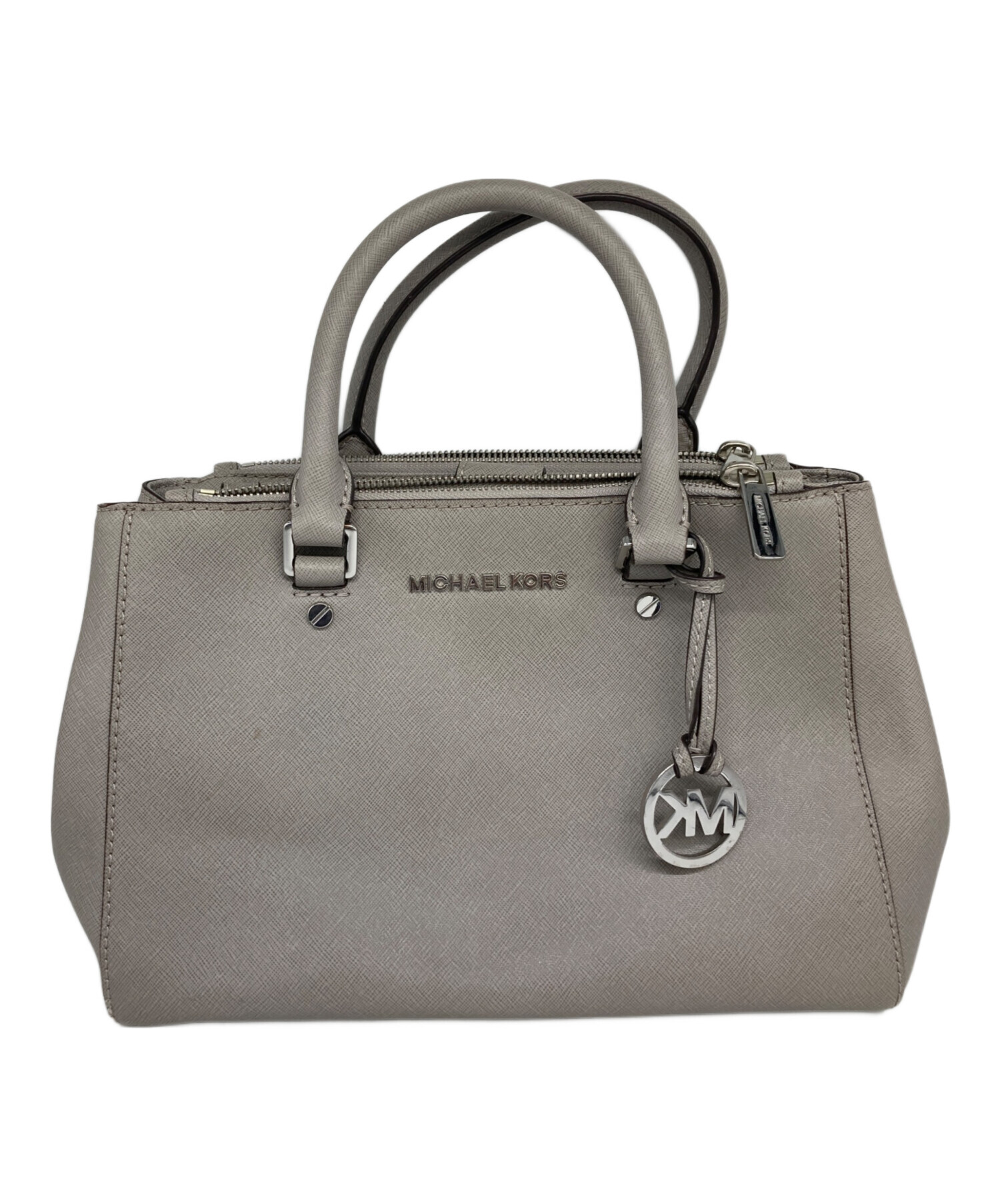 【週末値下】MICHAEL KORS 2way ハンドバッグ ベージュ 中古・古着通販】MICHAEL KORS (マイケルコース) 2WAYハンドバッグ