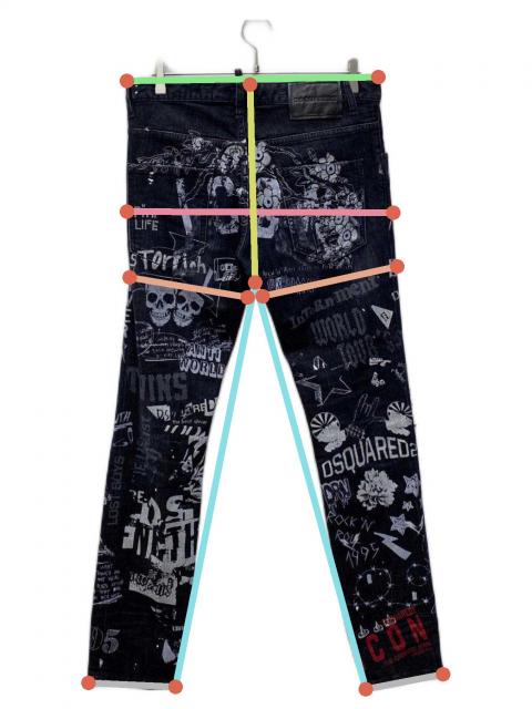 中古・古着通販】DSQUARED2 (ディースクエアード) ICON ROCK PRINT