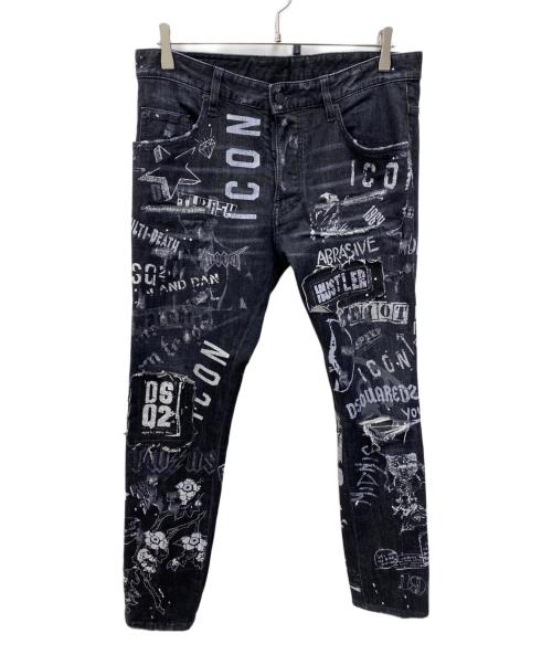 中古・古着通販】DSQUARED2 (ディースクエアード) ICON ROCK PRINT