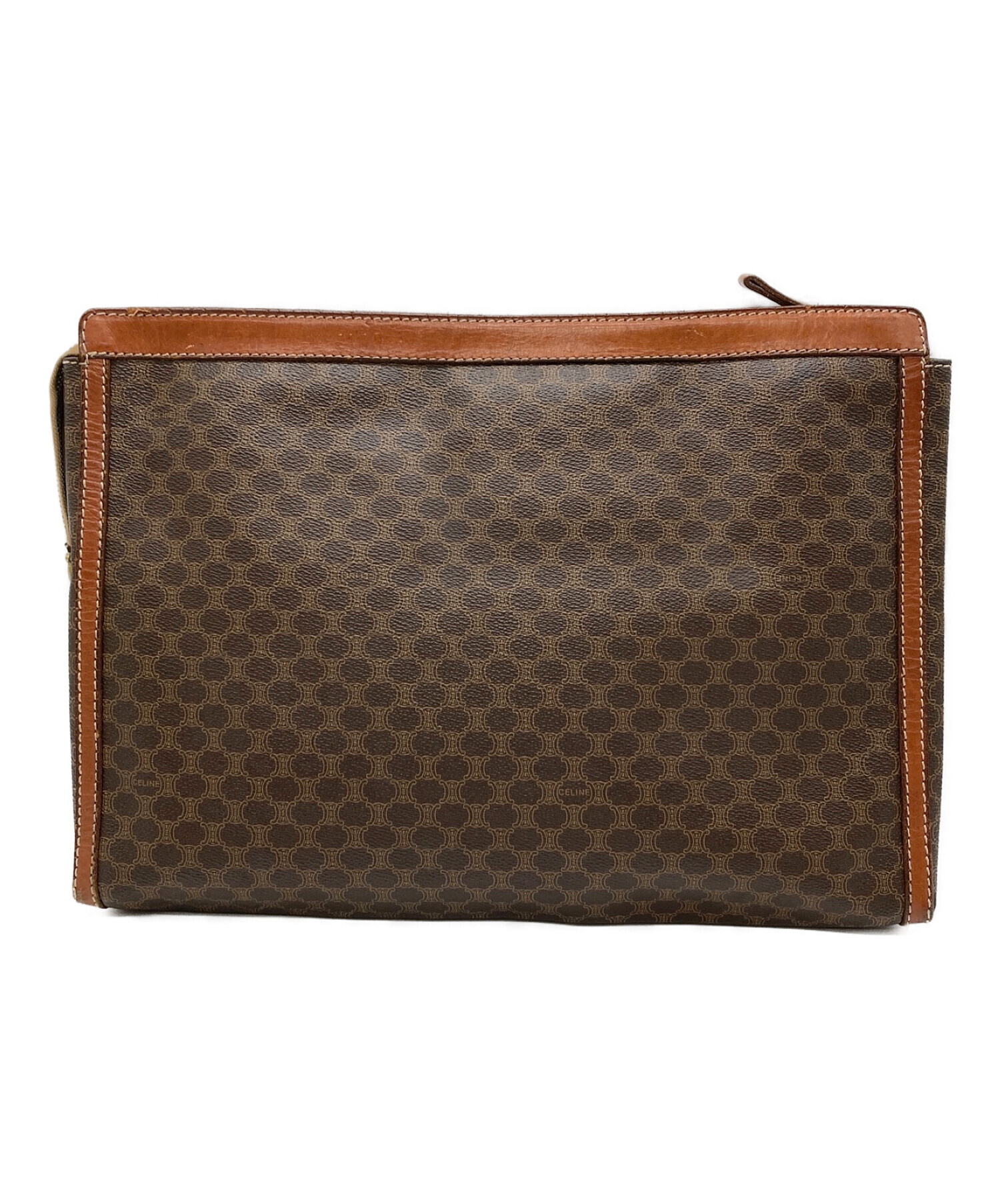 中古・古着通販】CELINE (セリーヌ) セカンドバッグ ブラウン  