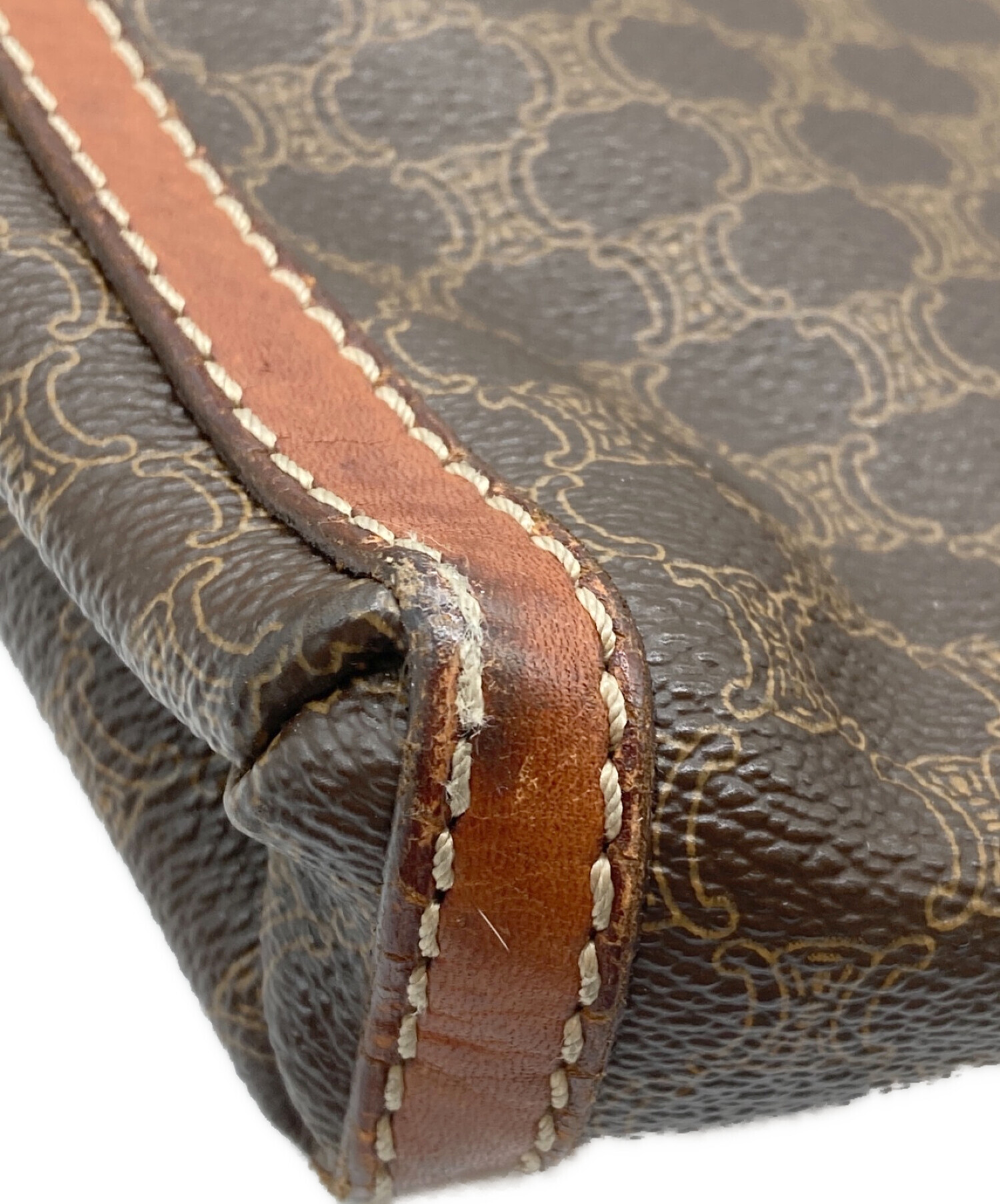 中古・古着通販】CELINE (セリーヌ) セカンドバッグ ブラウン