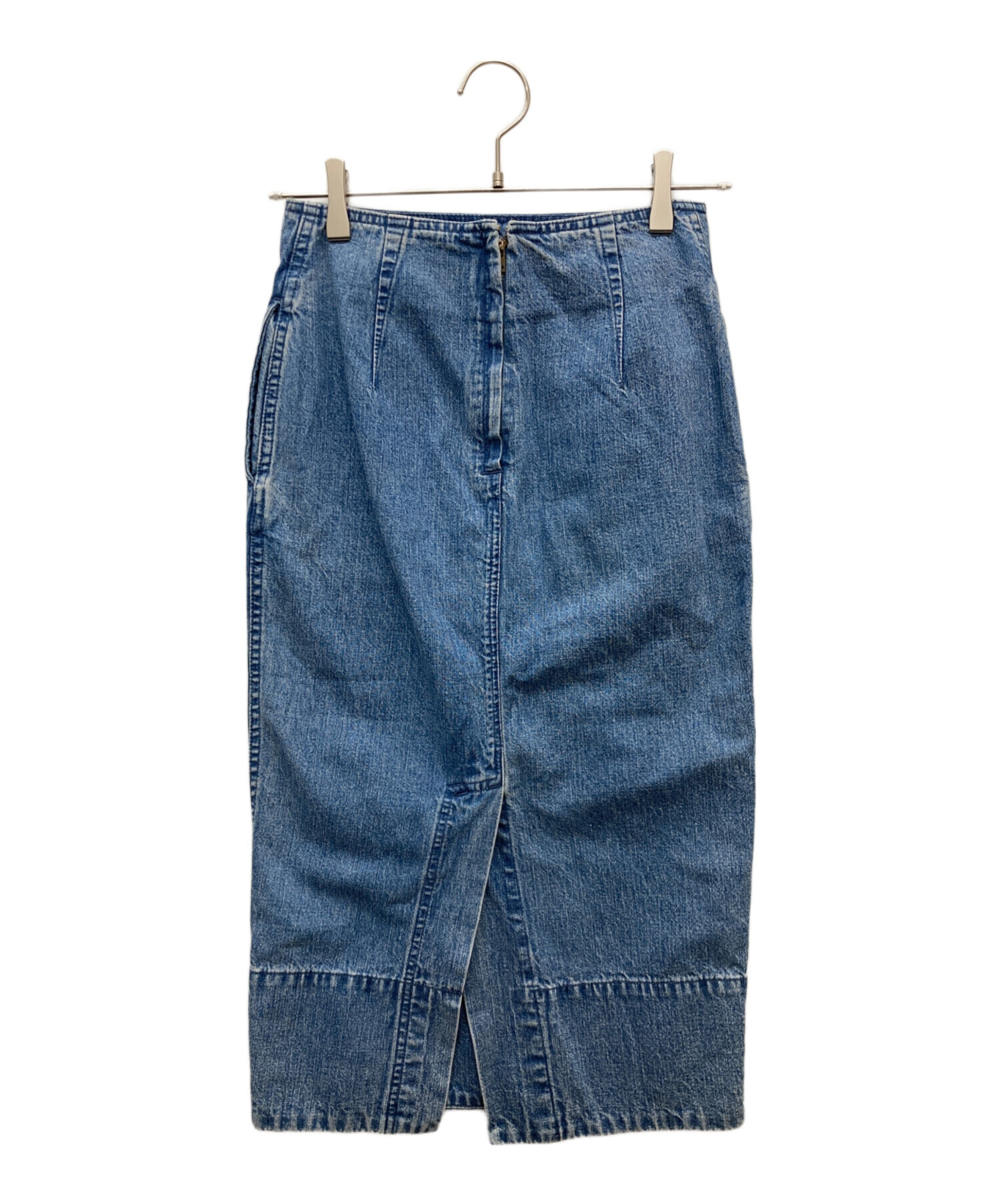 madison blue マディソンブルー　デニムアコーディオンプリーツスカート 中古・古着通販】MADISON BLUE (マディソンブルー) SOFIE DENIM LONG