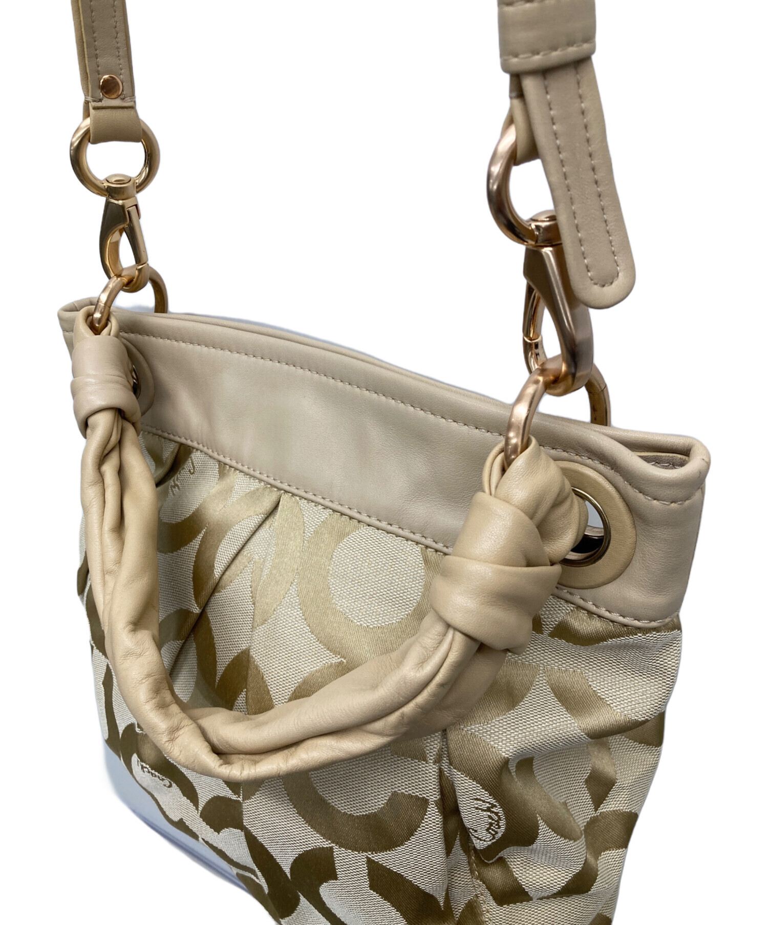 中古・古着通販】COACH (コーチ) オプアート2WAYハンド