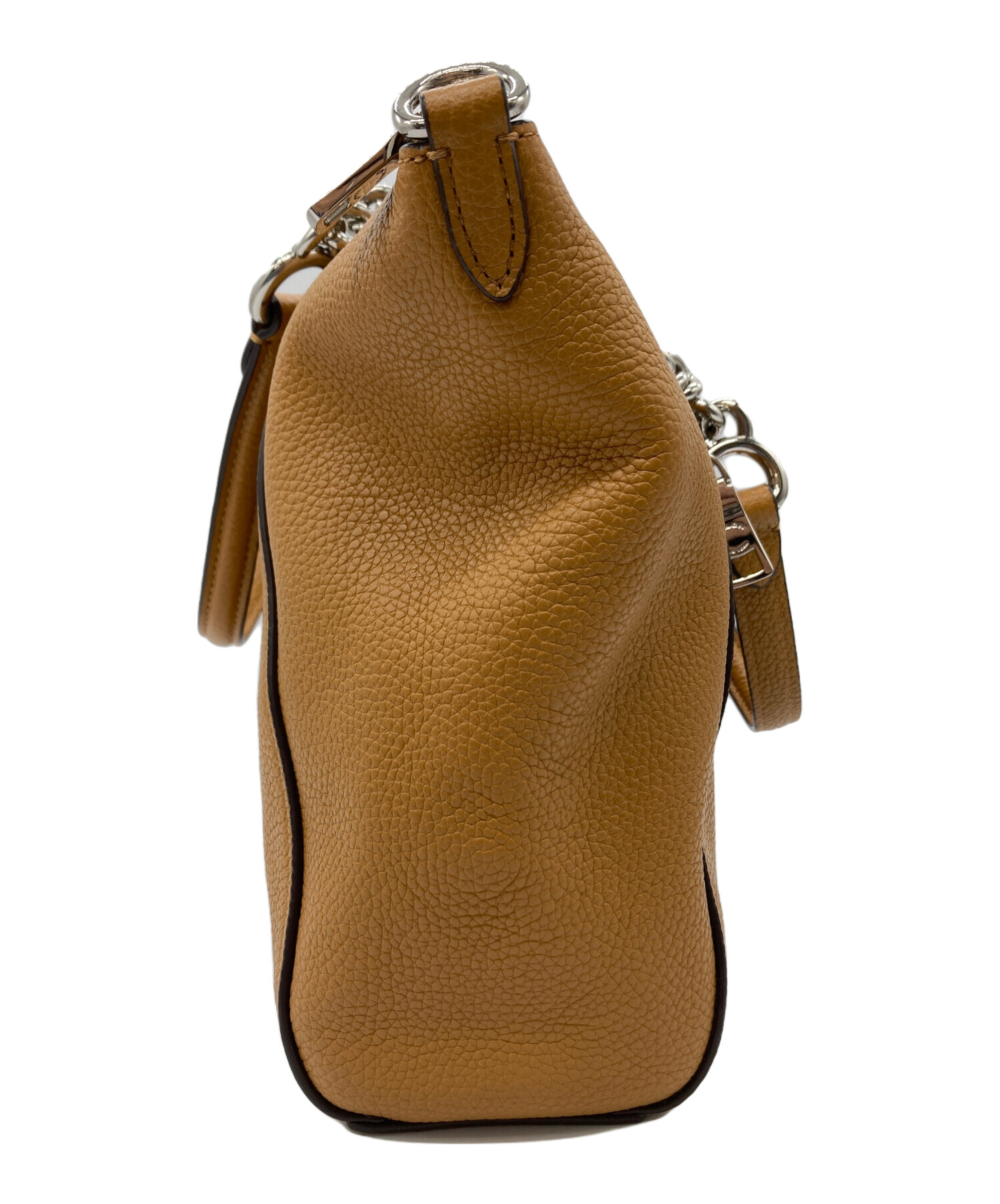 中古・古着通販】COACH (コーチ) 2WAYショルダーバッグ キャメル 