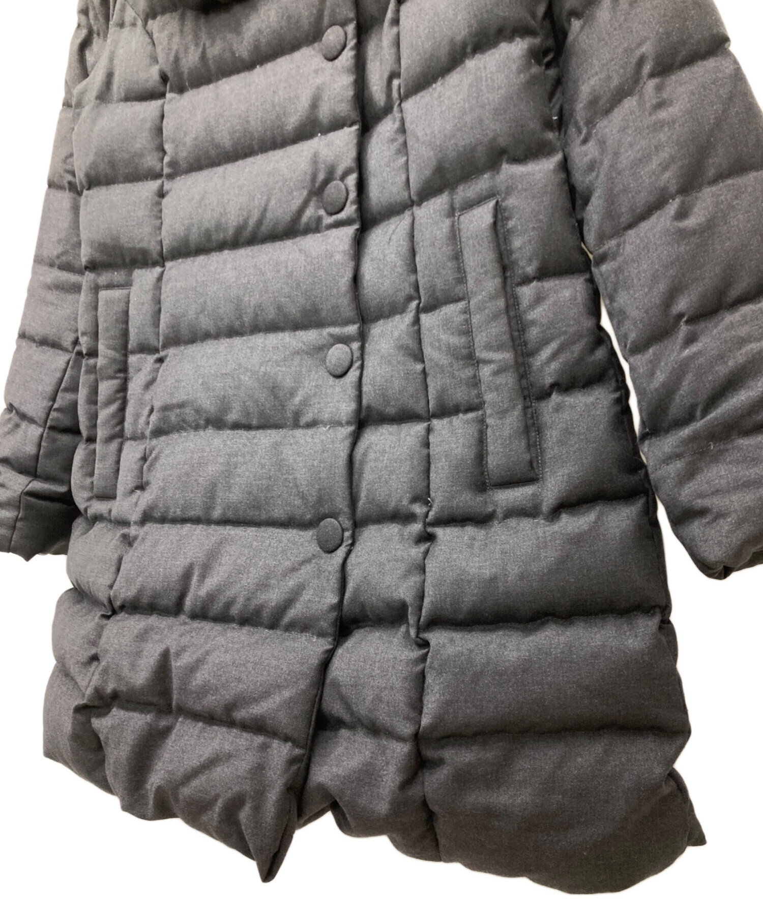 中古・古着通販】TATRAS (タトラス) ダウンコート グレー サイズ:SIZE