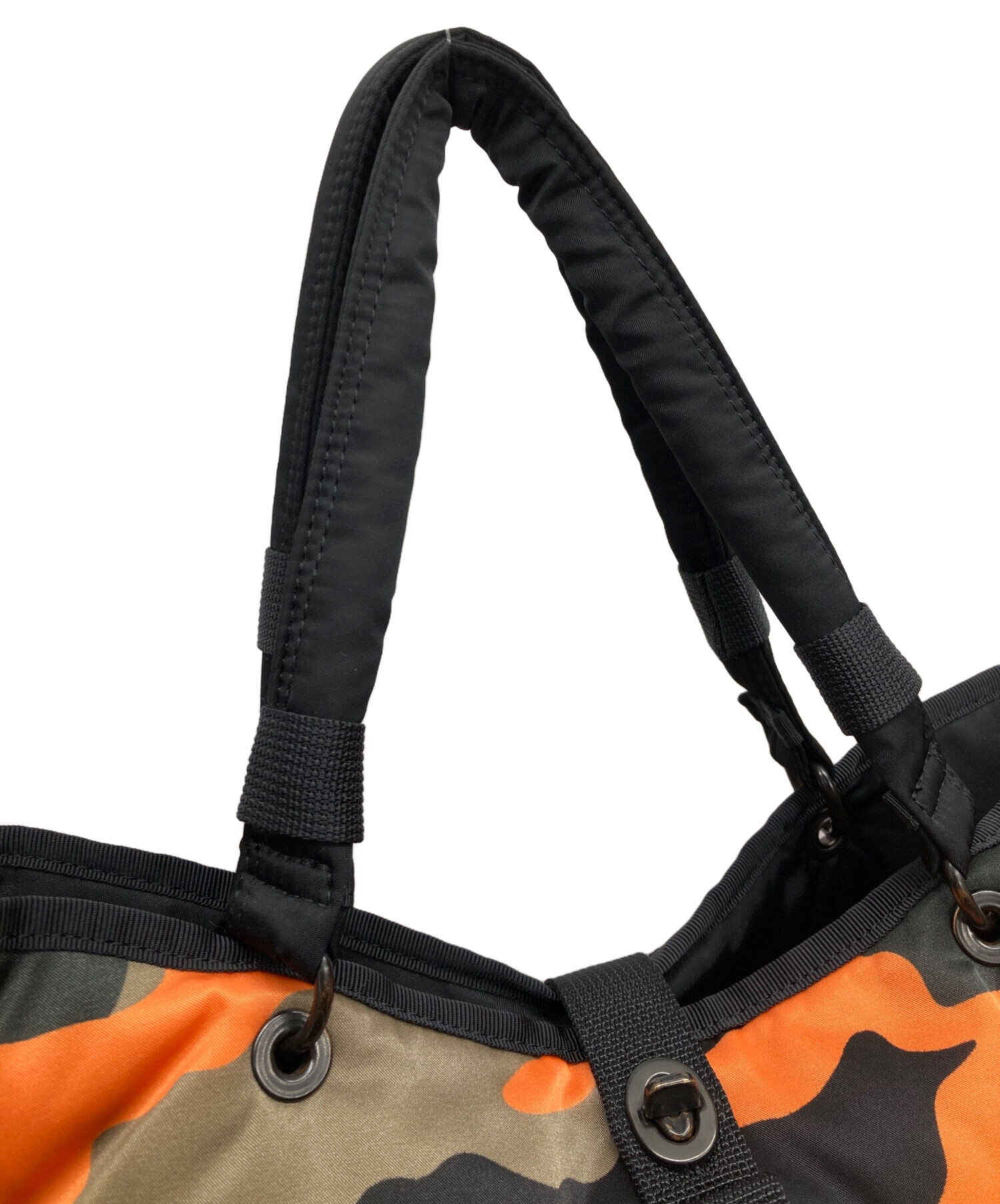 中古・古着通販】PORTER (ポーター) PS CAMO2WAYトートバッグ オレンジ