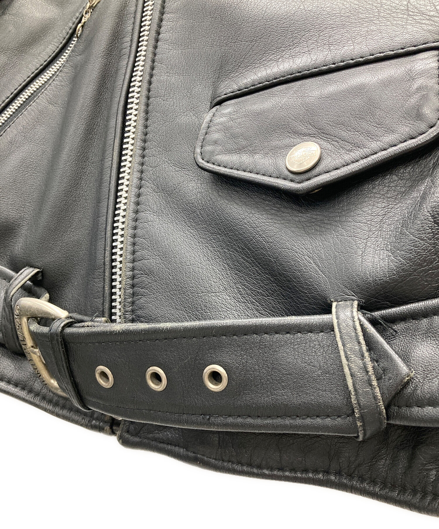 中古・古着通販】HARLEY-DAVIDSON (ハーレーダビッドソン) レザー