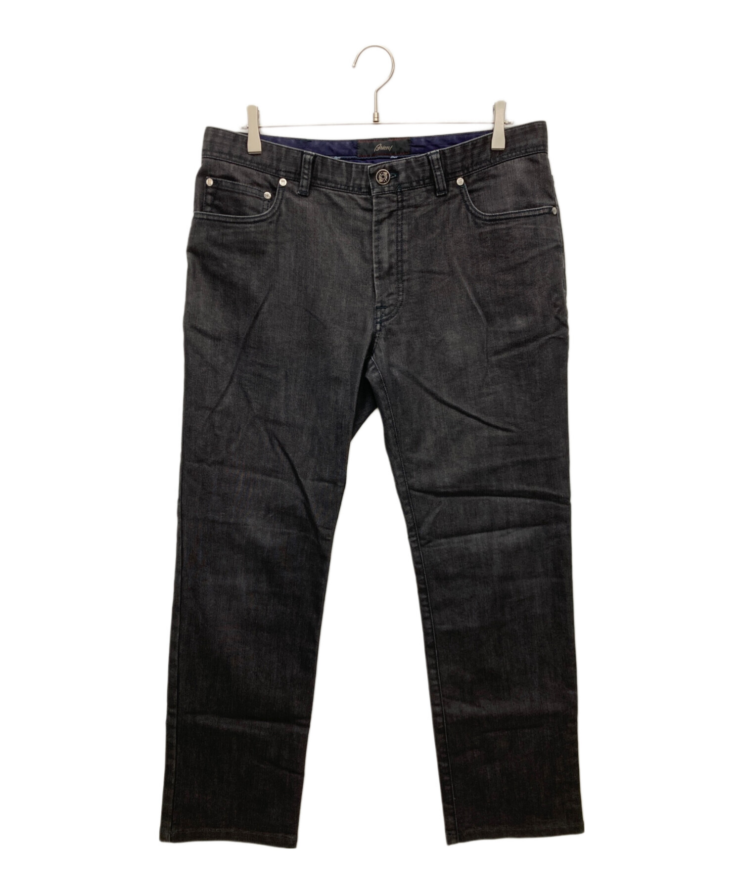 中古・古着通販】BRIONI (ブリオーニ) ブラックデニムパンツ ブラック 