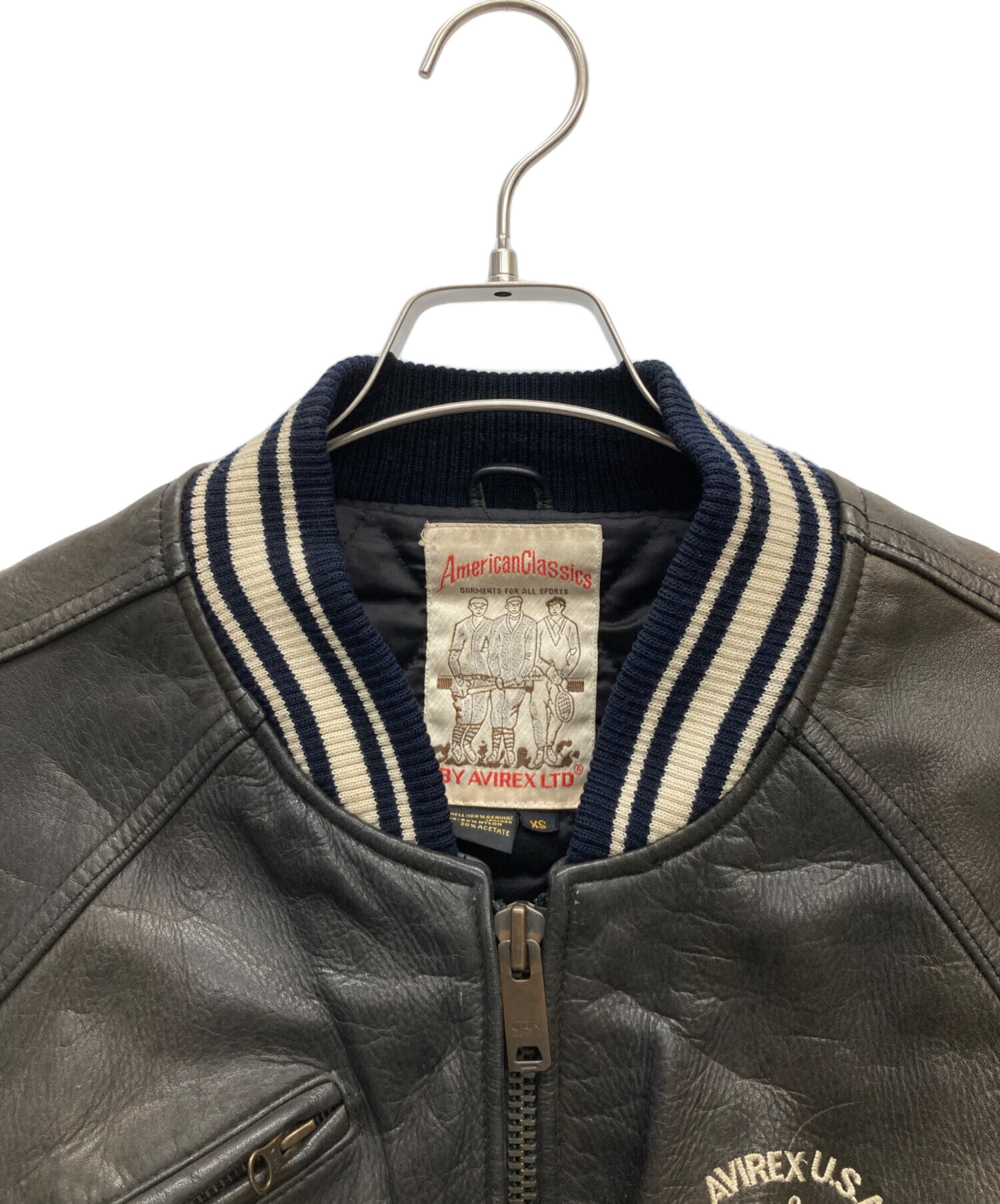 中古・古着通販】AVIREX (アヴィレックス) 90sフェードレザー