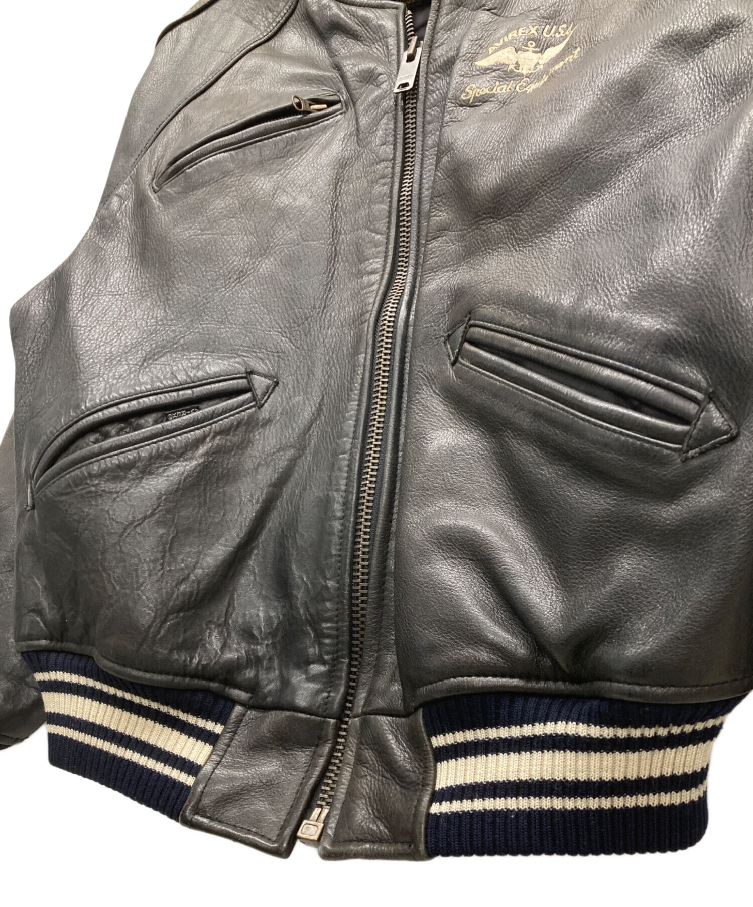 中古・古着通販】AVIREX (アヴィレックス) 90sフェードレザー