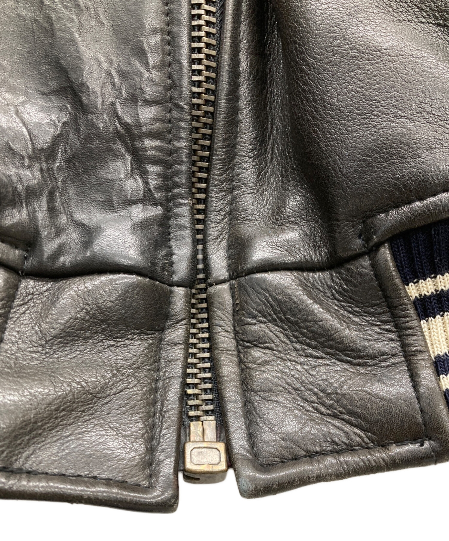 中古・古着通販】AVIREX (アヴィレックス) 90sフェードレザー