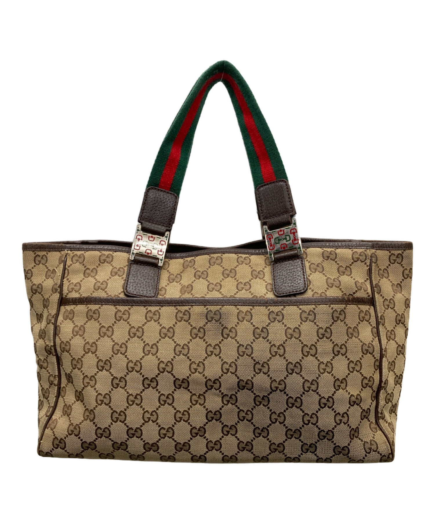 中古・古着通販】GUCCI (グッチ) ハンドバッグホースビット GG 