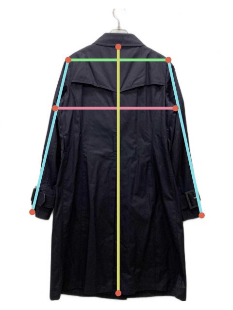 Herno ネイビー トレンチコート 中古・古着通販】HERNO (ヘルノ) トレンチコート ネイビー サイズ