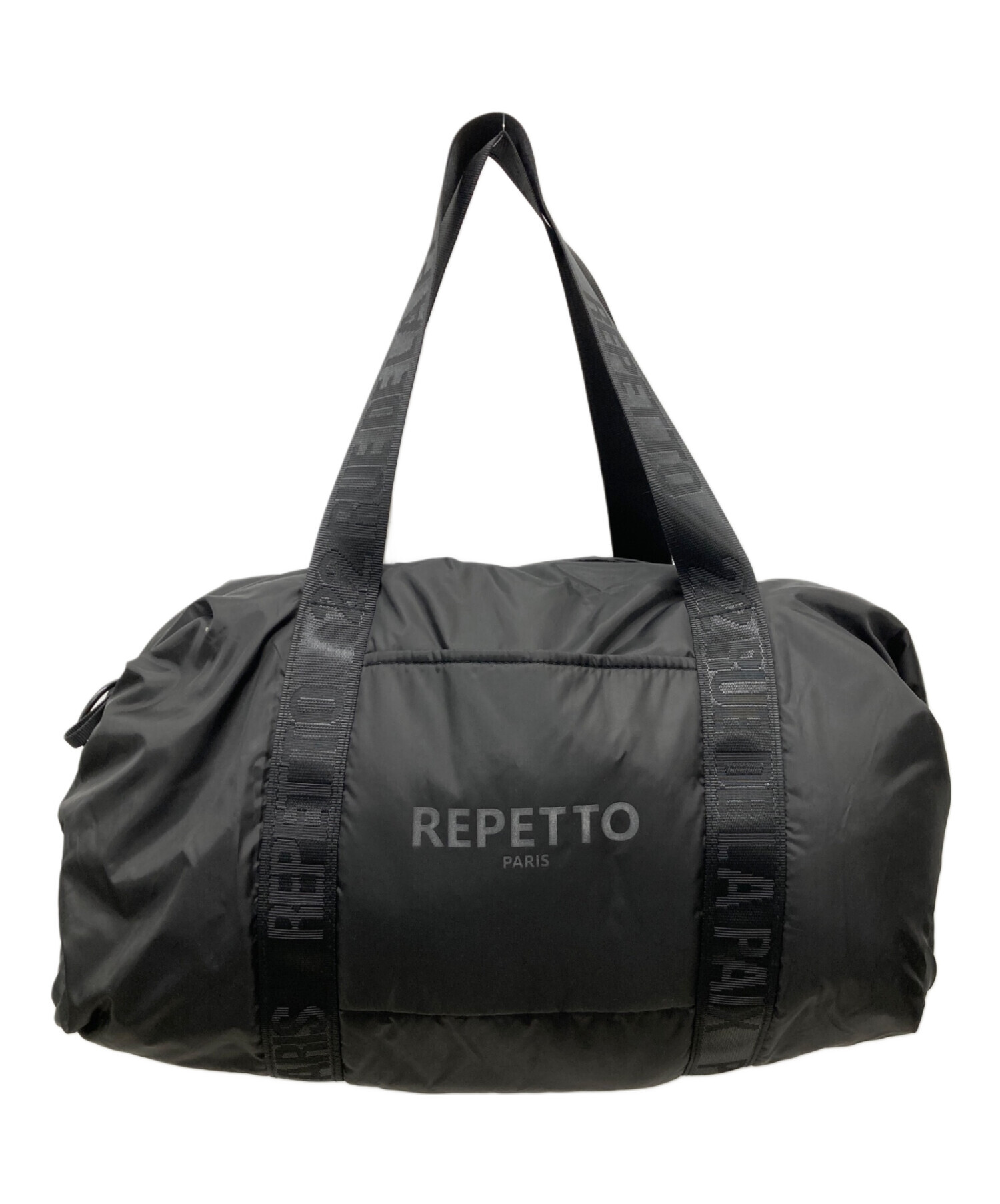 Repetto ナイロン ダッフルバッグ 黒 repetto レペット バッグ バレエ