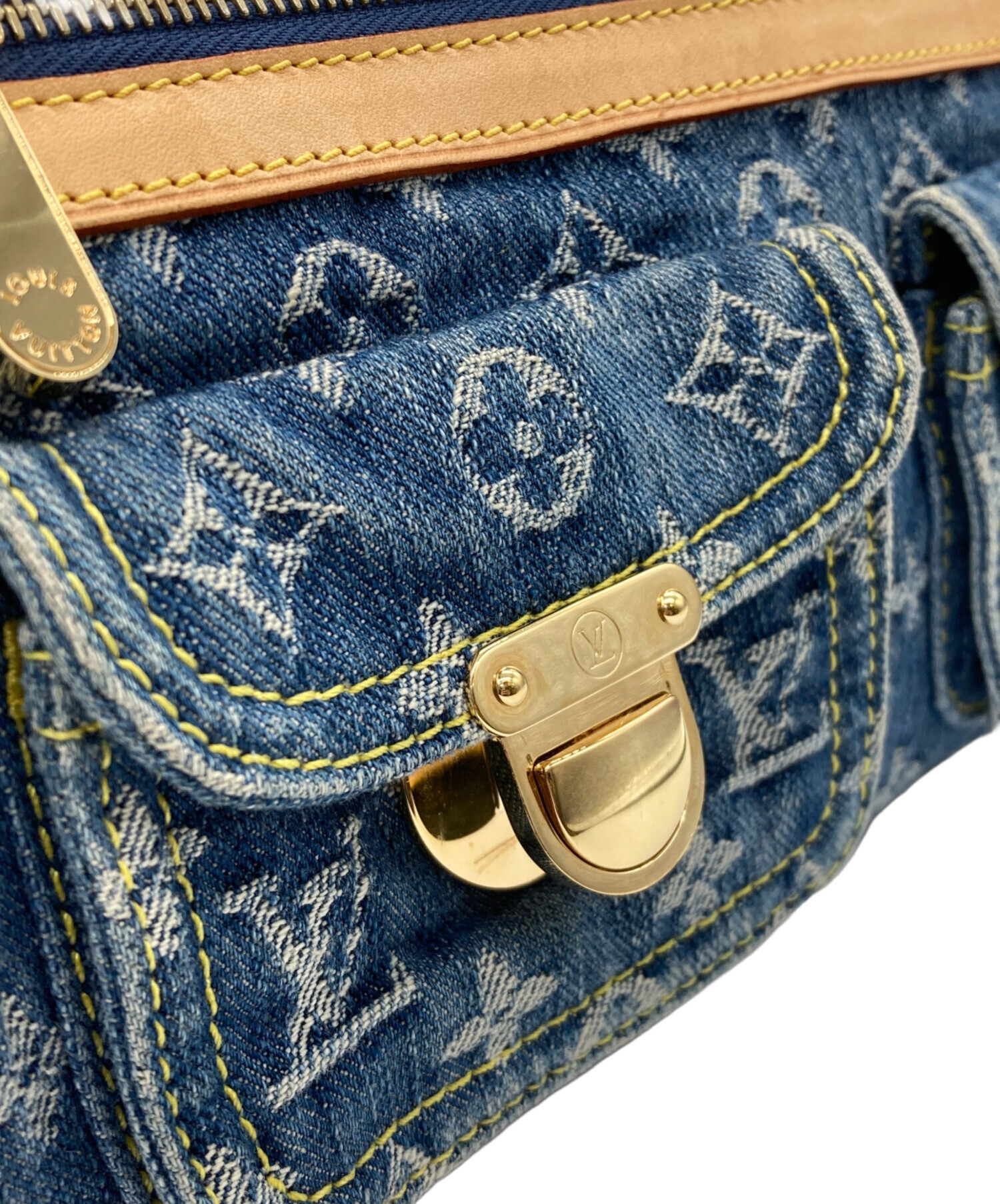 LOUIS VUITTON デニムキーホルダー キーホルダー・ネオ LV クラブ S00