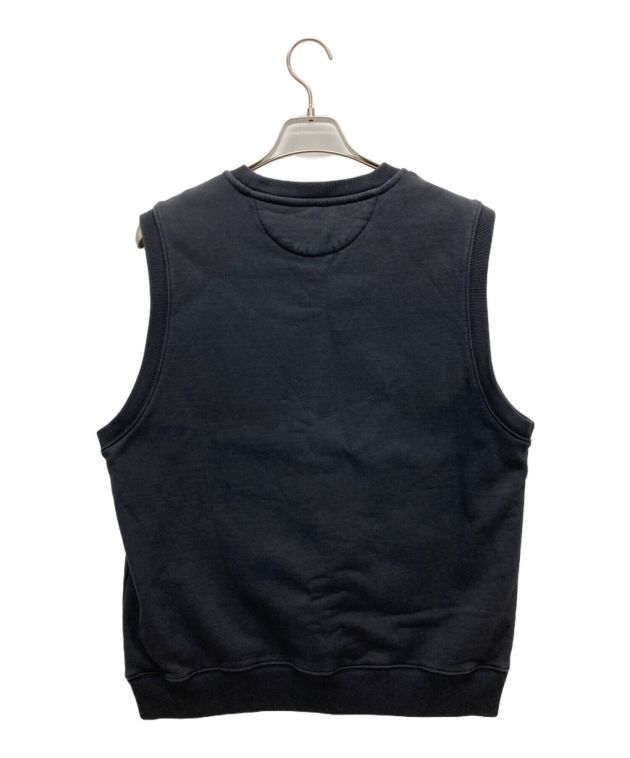 中古・古着通販】stussy (ステューシー) スウェットベスト ブラック