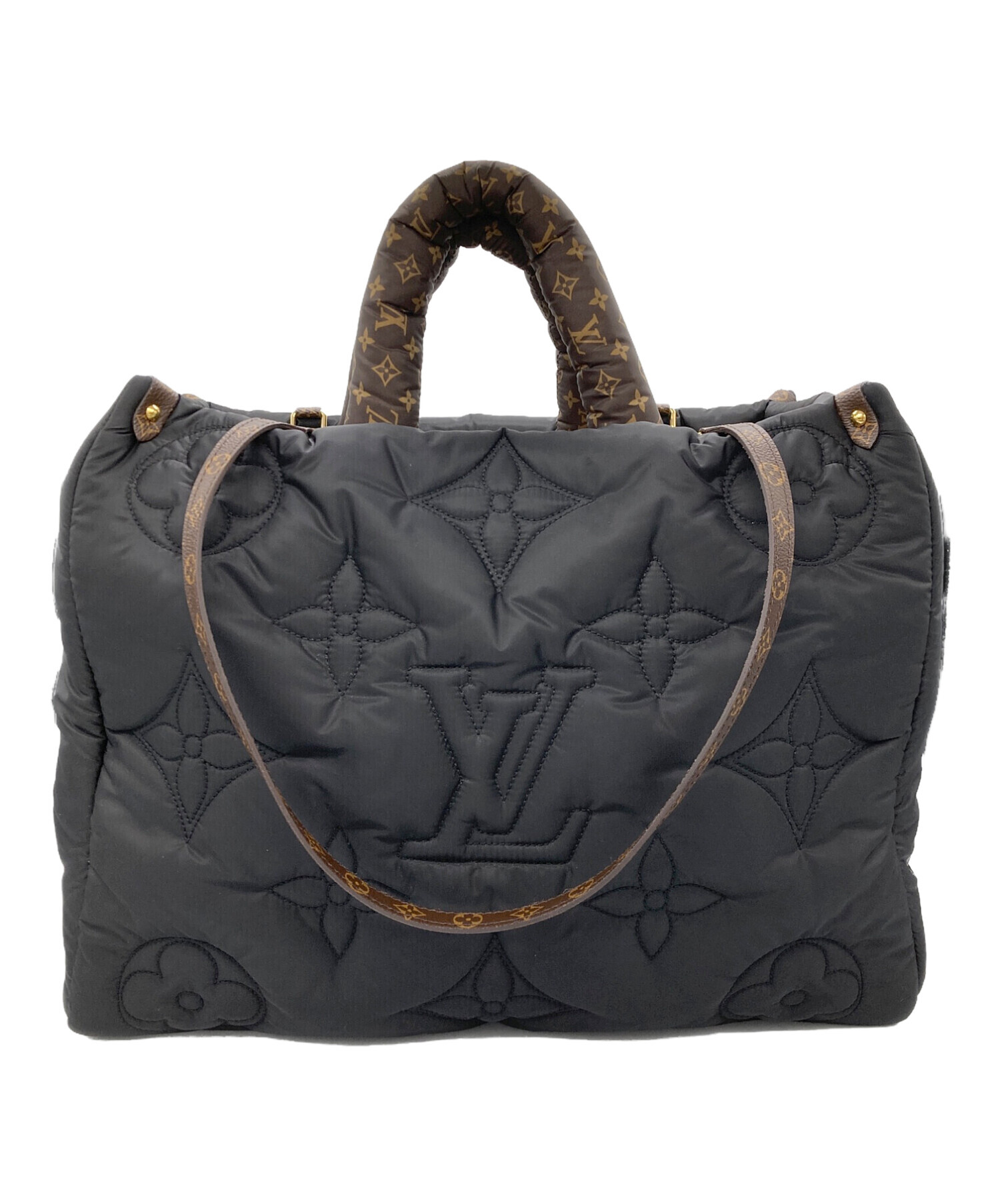 最終セールLouis Vuitton キルティング ブラックハンドバッグ 中古・古着通販】LOUIS VUITTON (ルイ ヴィトン) バッグ ブラック