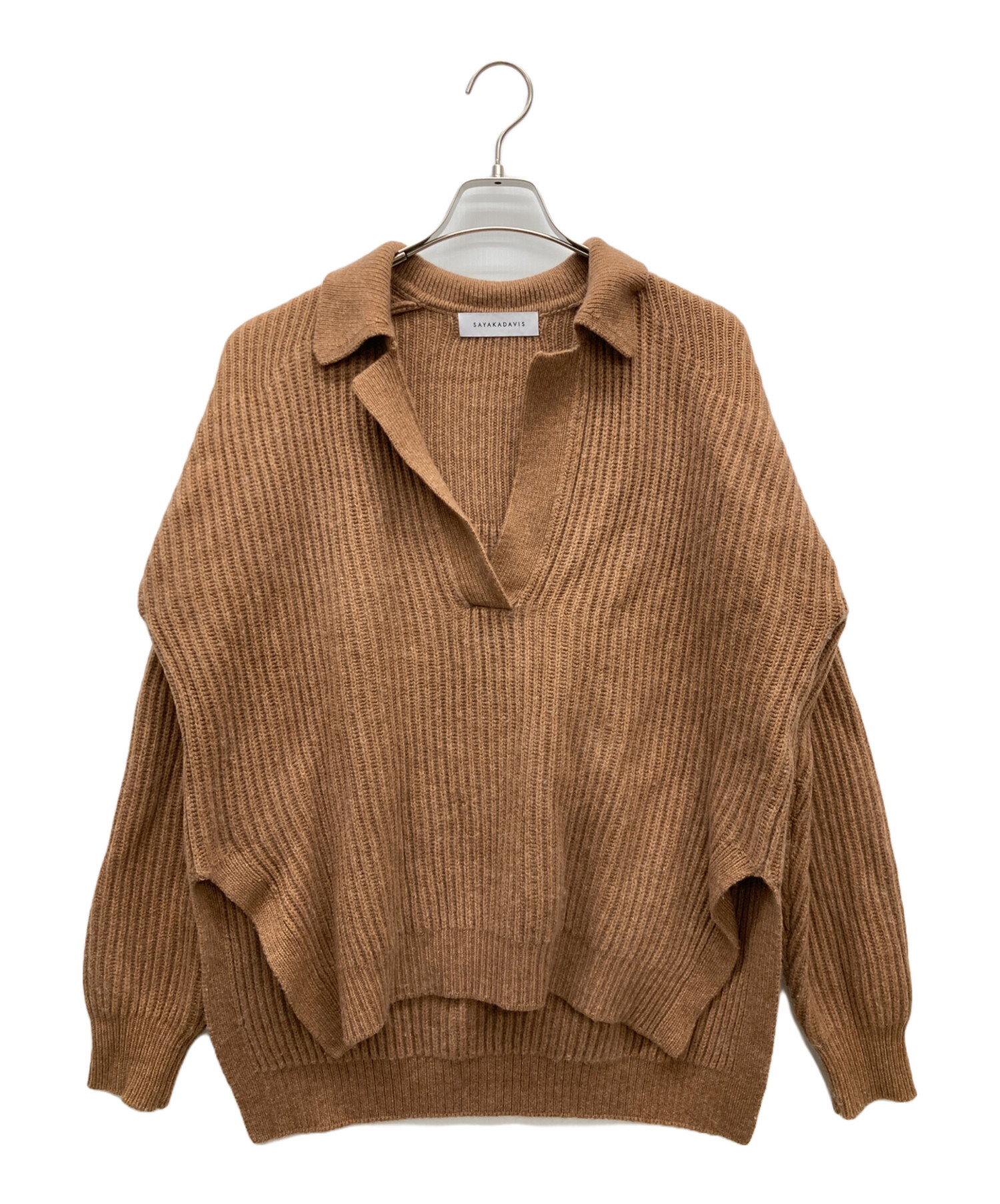 中古・古着通販】SAYAKA DAVIS (サヤカ デイヴィス) スキッパーニット