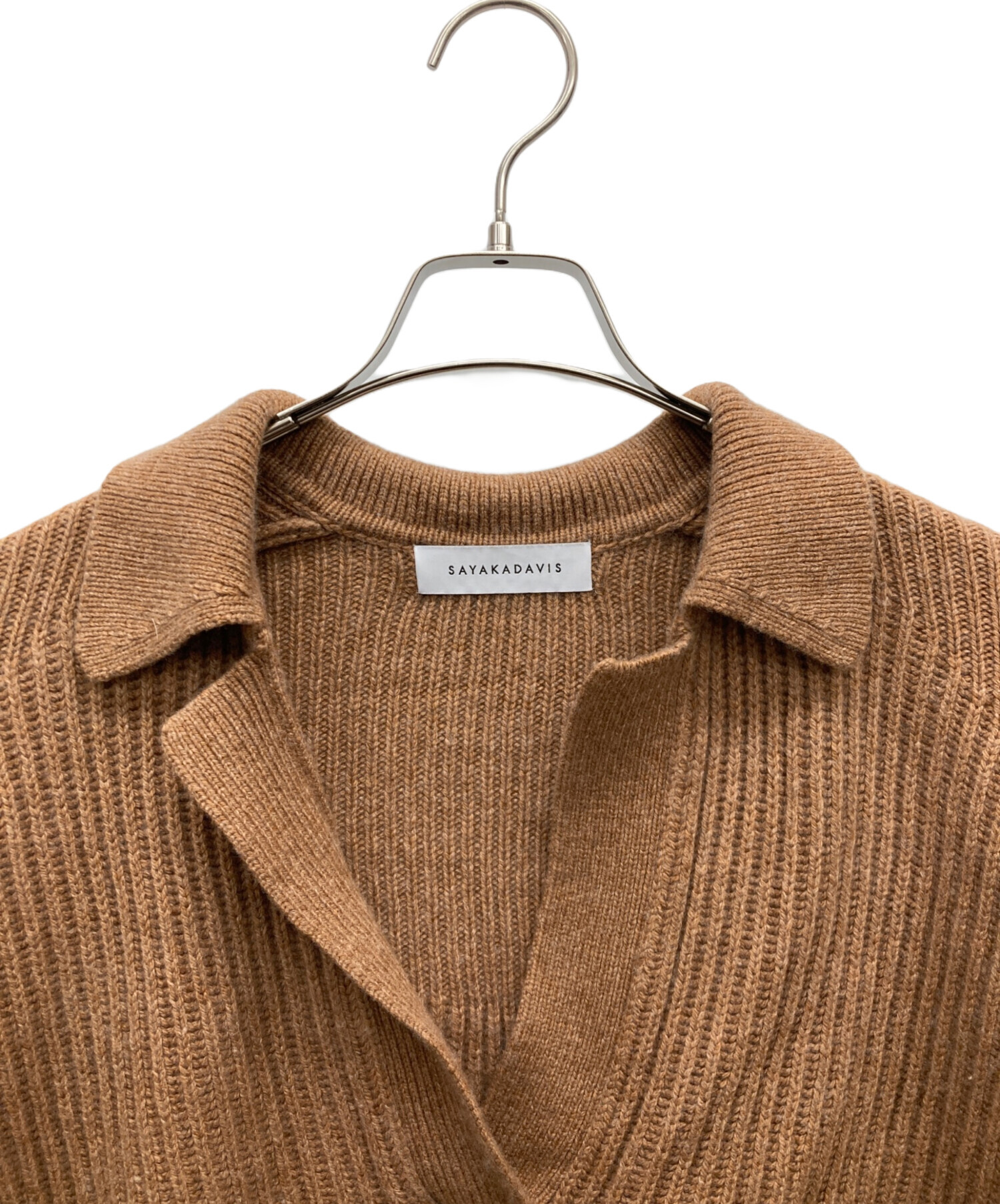 中古・古着通販】SAYAKA DAVIS (サヤカ デイヴィス) スキッパーニット