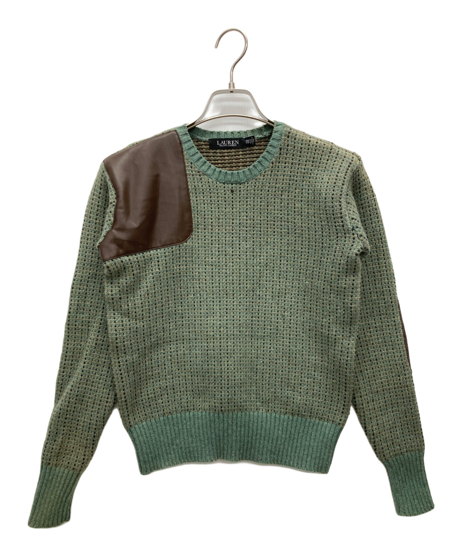 中古・古着通販】RALPH LAUREN (ラルフローレン) ニット グリーン 
