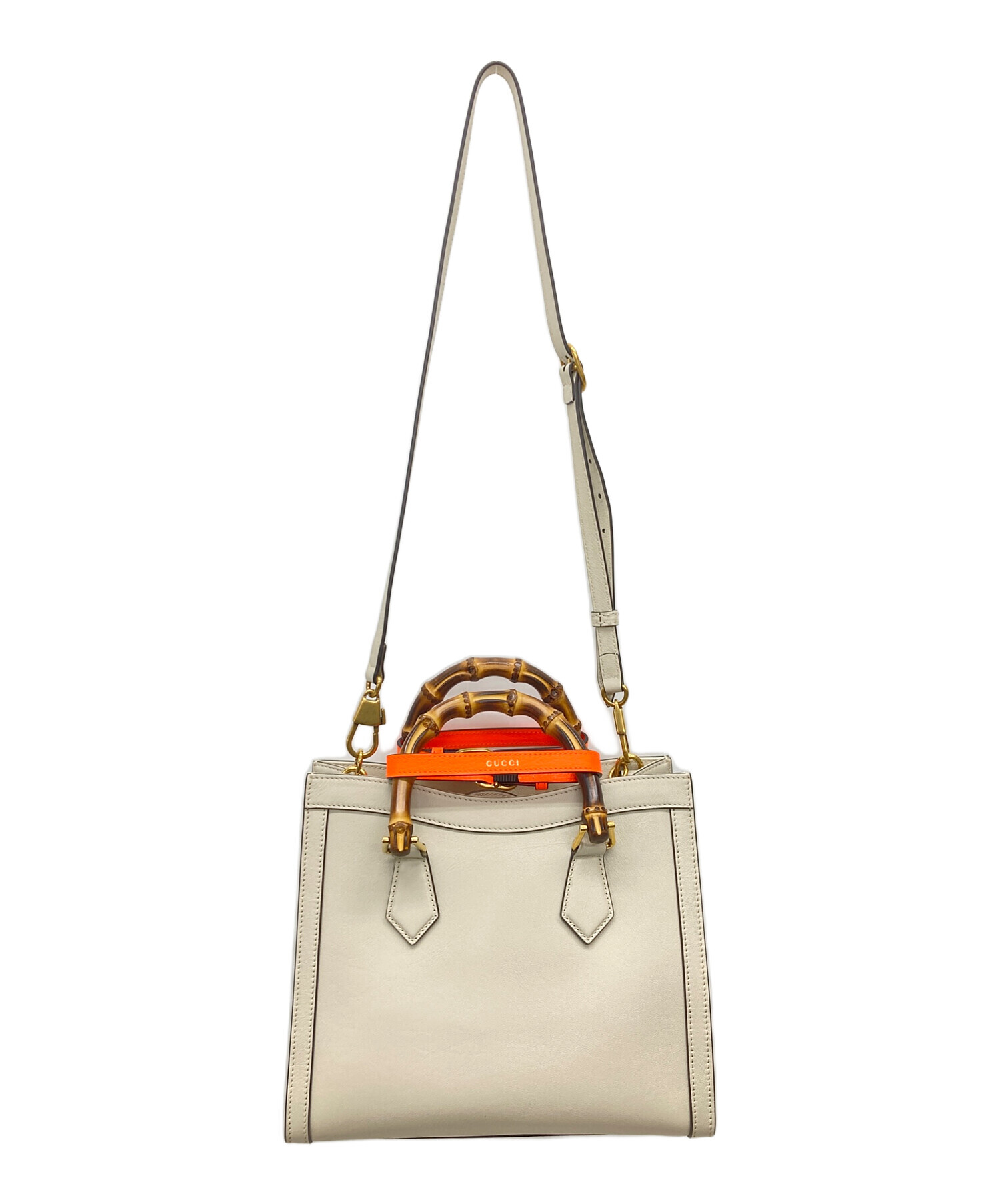中古・古着通販】GUCCI (グッチ) バンブー ダイアナ スモールトート 
