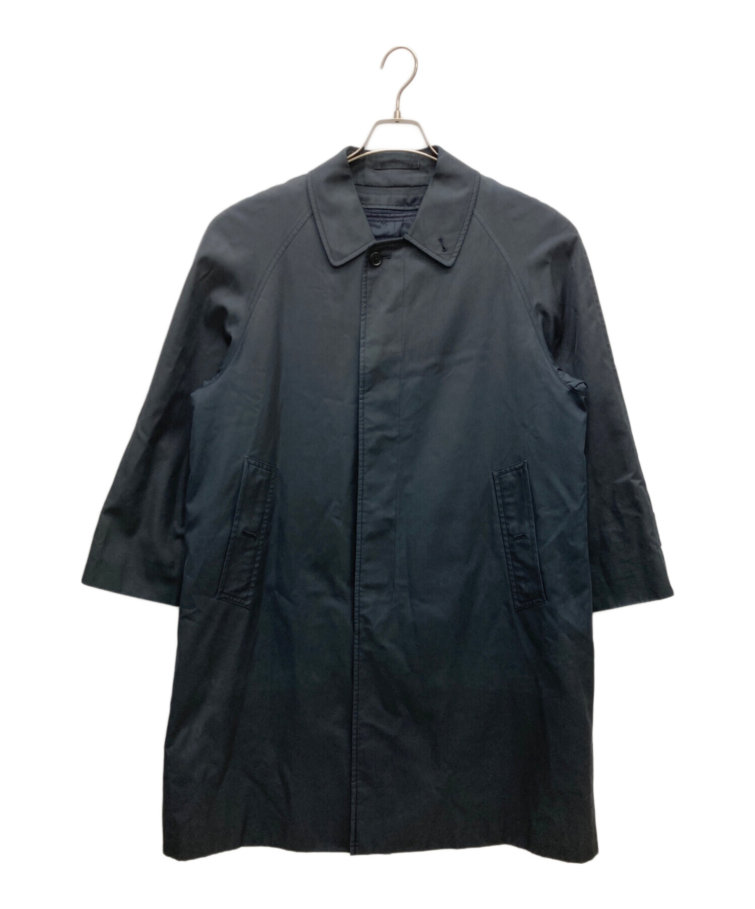 バーバリー　山陽商会　フオックスファー　ネイビー バーバリーズ 90s 三陽商会 日本製 オールド トレンチコート 98-185-8