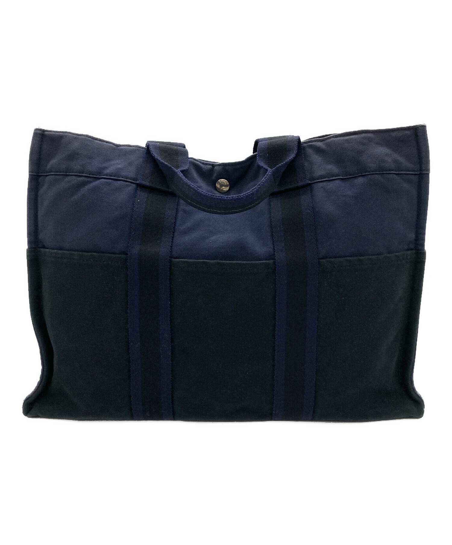 エルメス HERMES 希少カラー！フールトゥ PM ハンドバッグ ネイビー