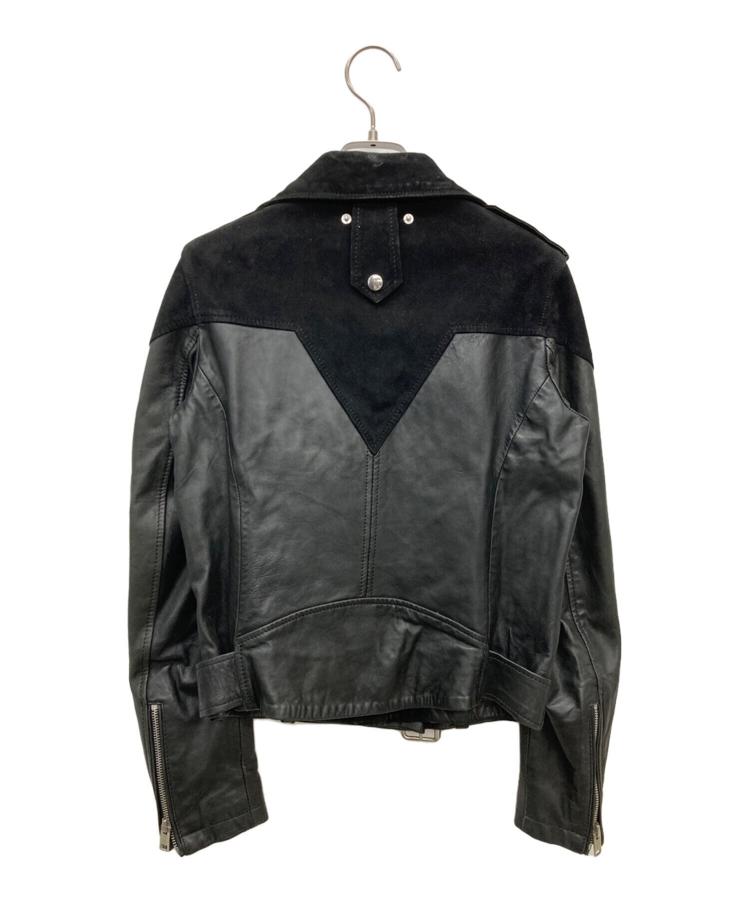 中古・古着通販】DIESEL (ディーゼル) ダブルライダースジャケット 