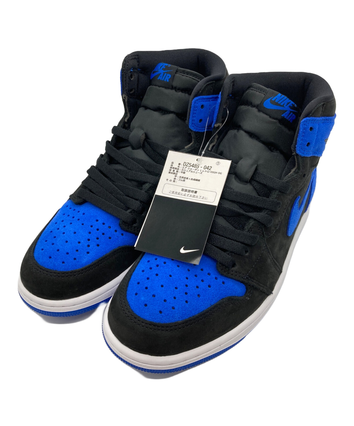 中古・古着通販】NIKE (ナイキ) AIR JORDAN 1 RETRO HI ブラック 