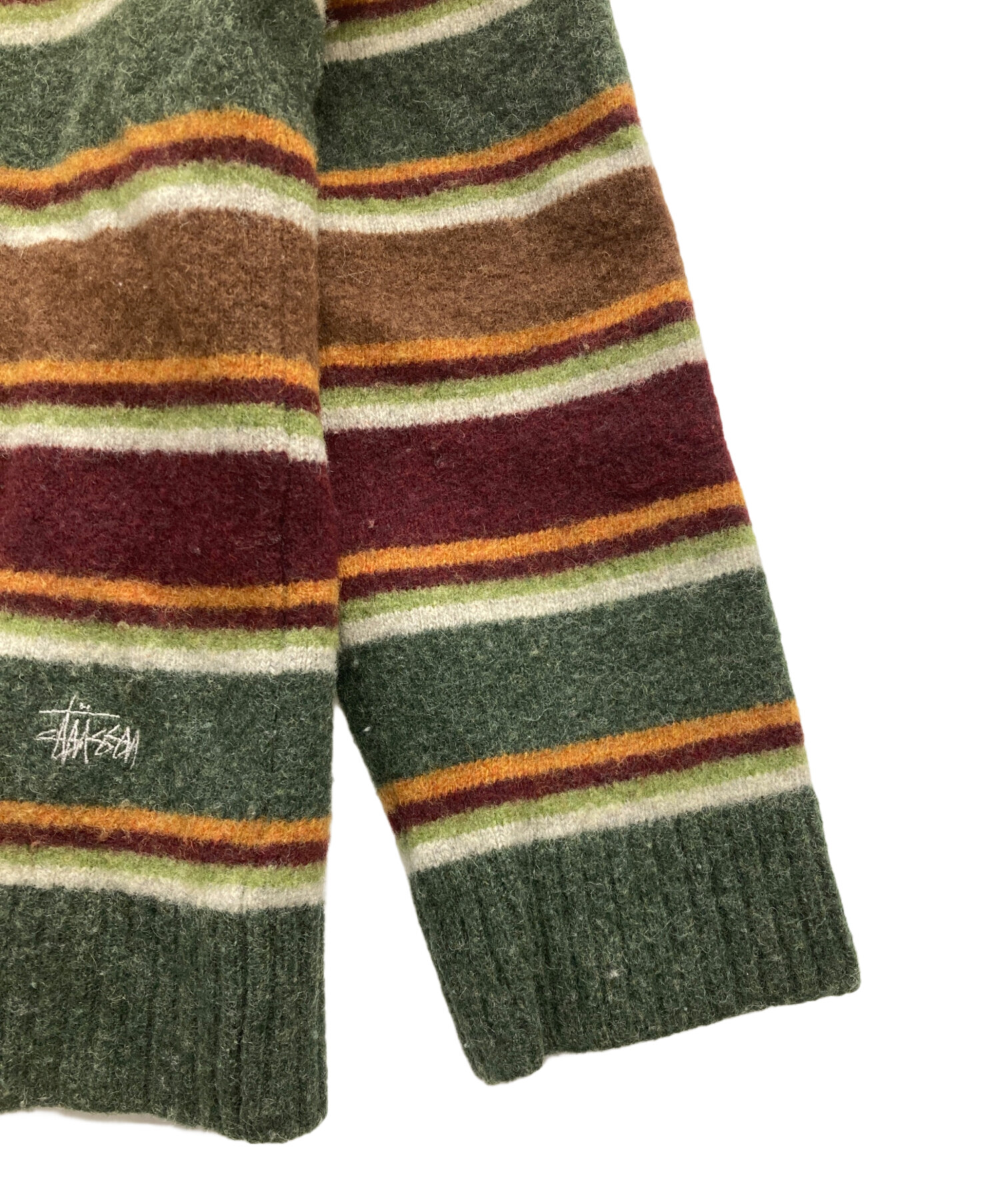 中古・古着通販】stussy (ステューシー) ボーダーニット