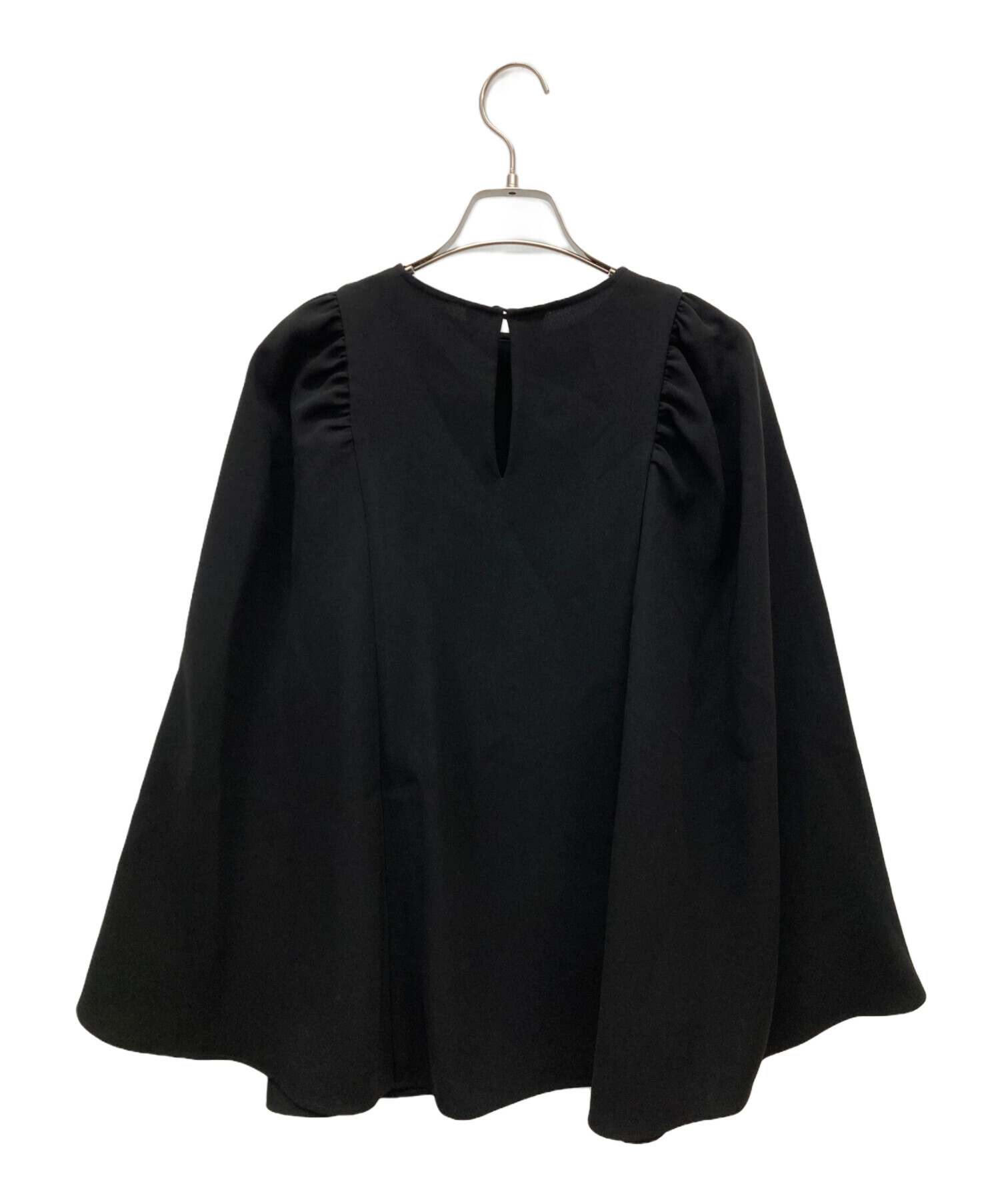 M・fil（エムフィル）＞ギャザー ケープ ブラウス