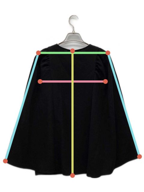 中古・古着通販】M・Fil (エムフィル) ギャザーショルダーケープ