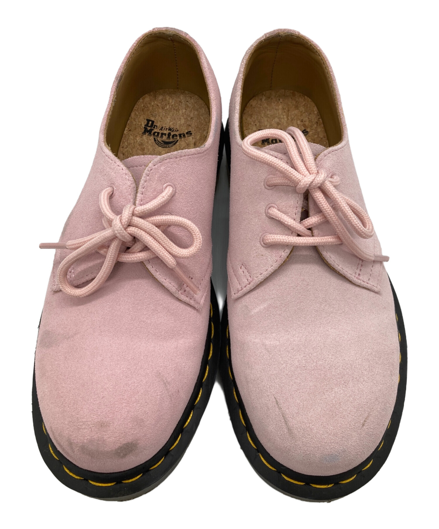 ドクターマーチン 3ホール UK8 ピンク レザーインソール付き ドクターマーチン ピンク 3ホール ドクターマーチン 3ホール UK8