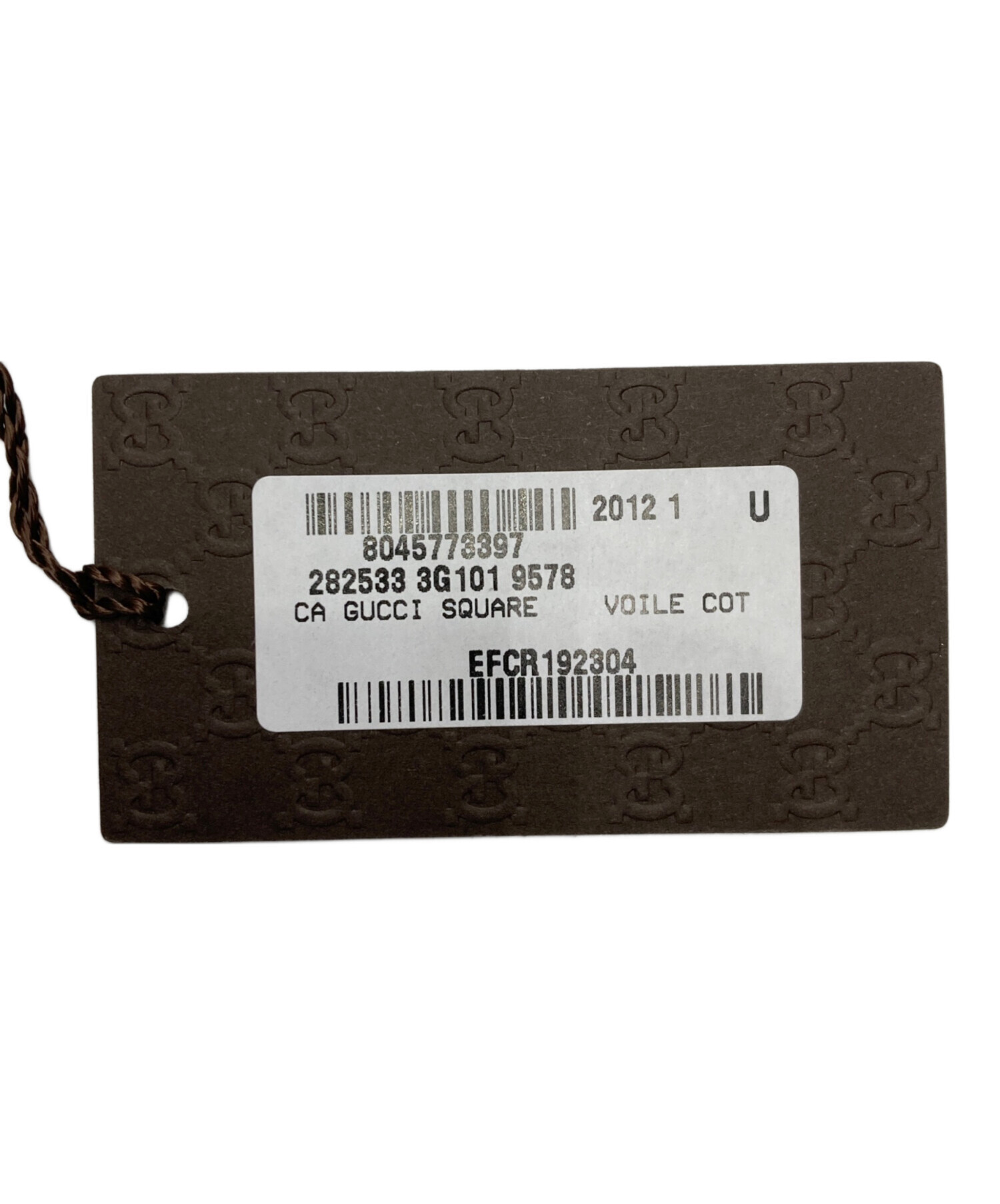 中古・古着通販】GUCCI (グッチ) スカーフ ベージュ サイズ:65×65 未