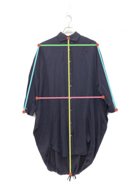 中古・古着通販】mizuiro-ind (ミズイロインド) シャツワンピース