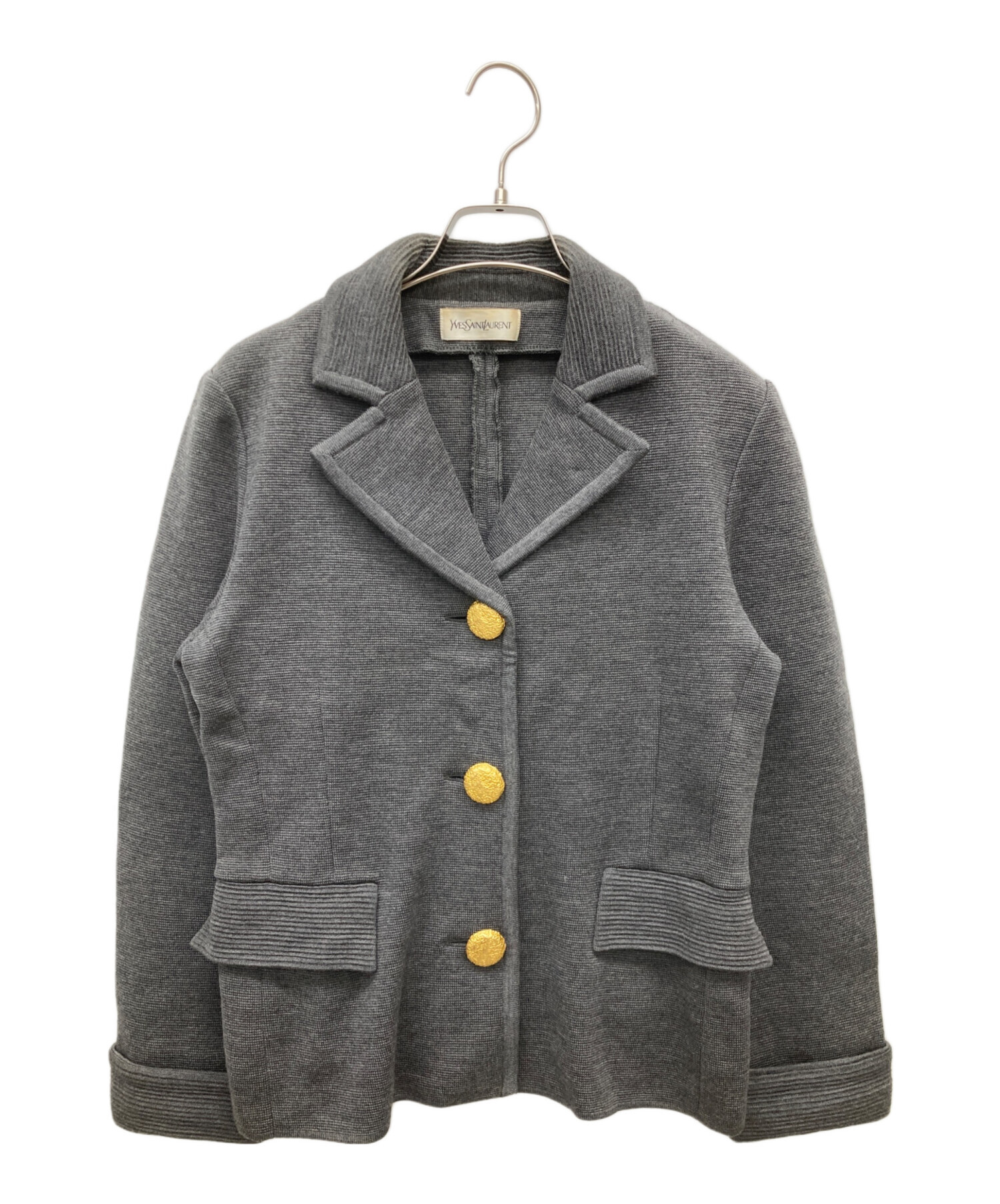 ジャケット・アウター Vintage Yves Saint Laurent knit jacket Yves Saint Laurent Ikat Knit Jacket