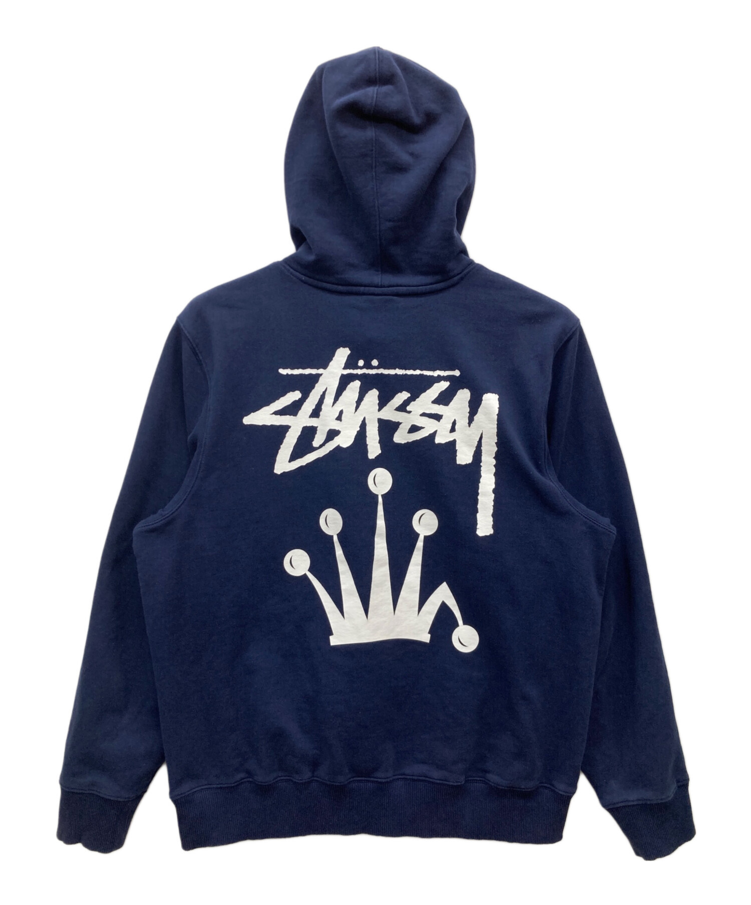中古・古着通販】stussy (ステューシー) Stock Crown Hoodie ネイビー